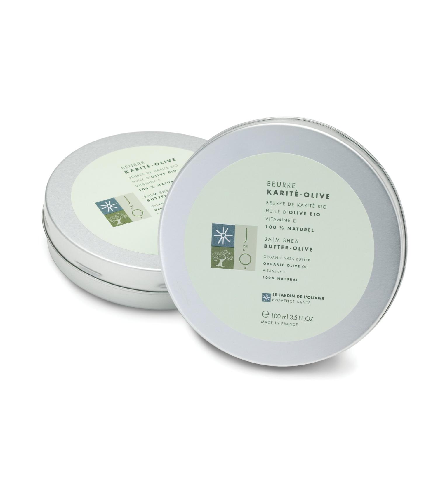 Le Jardin De L'olivier Organic Balm Shea Butter-Olive 3.5 Fl.oz