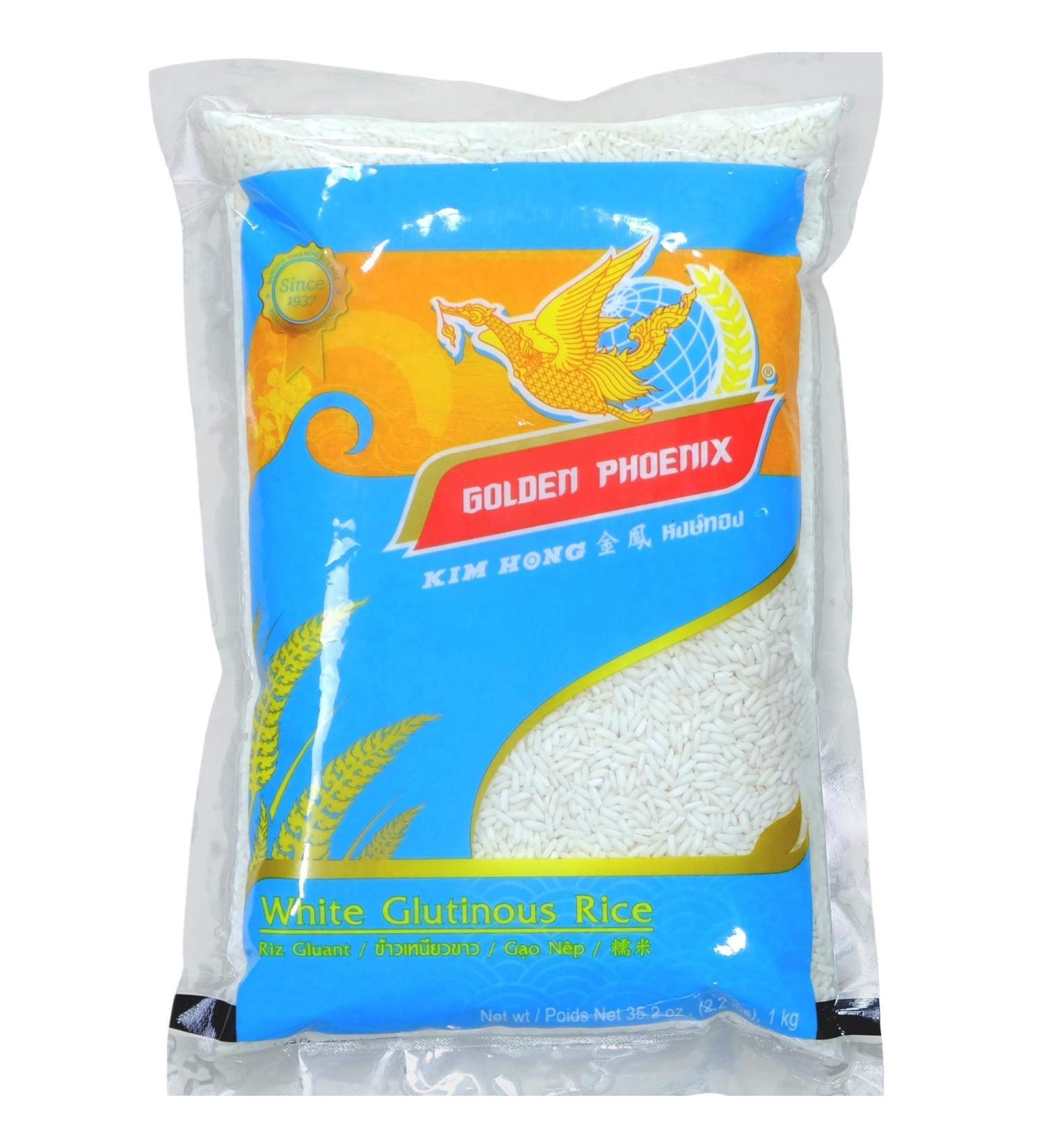 Golden Phoenix Thai Sweet Rice - Premium Sticky Rice for Desserts & Rice Cakes | Gluten-Free, 2.2 lbs - Buy Online on GoSupps.com