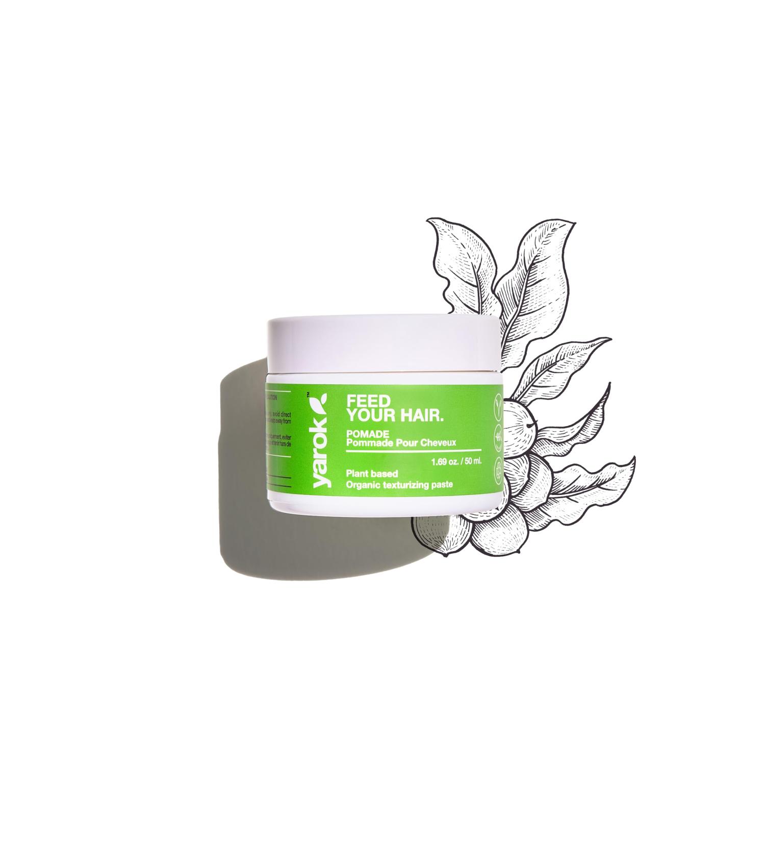 Yarok Feed Your Hair Styling Pomade - Firm Hold Moisturizing Vegan & Cruelty-Free - Perfect for Texturizing & Volumizing - 1.69oz - Buy Online on GoSupps.com