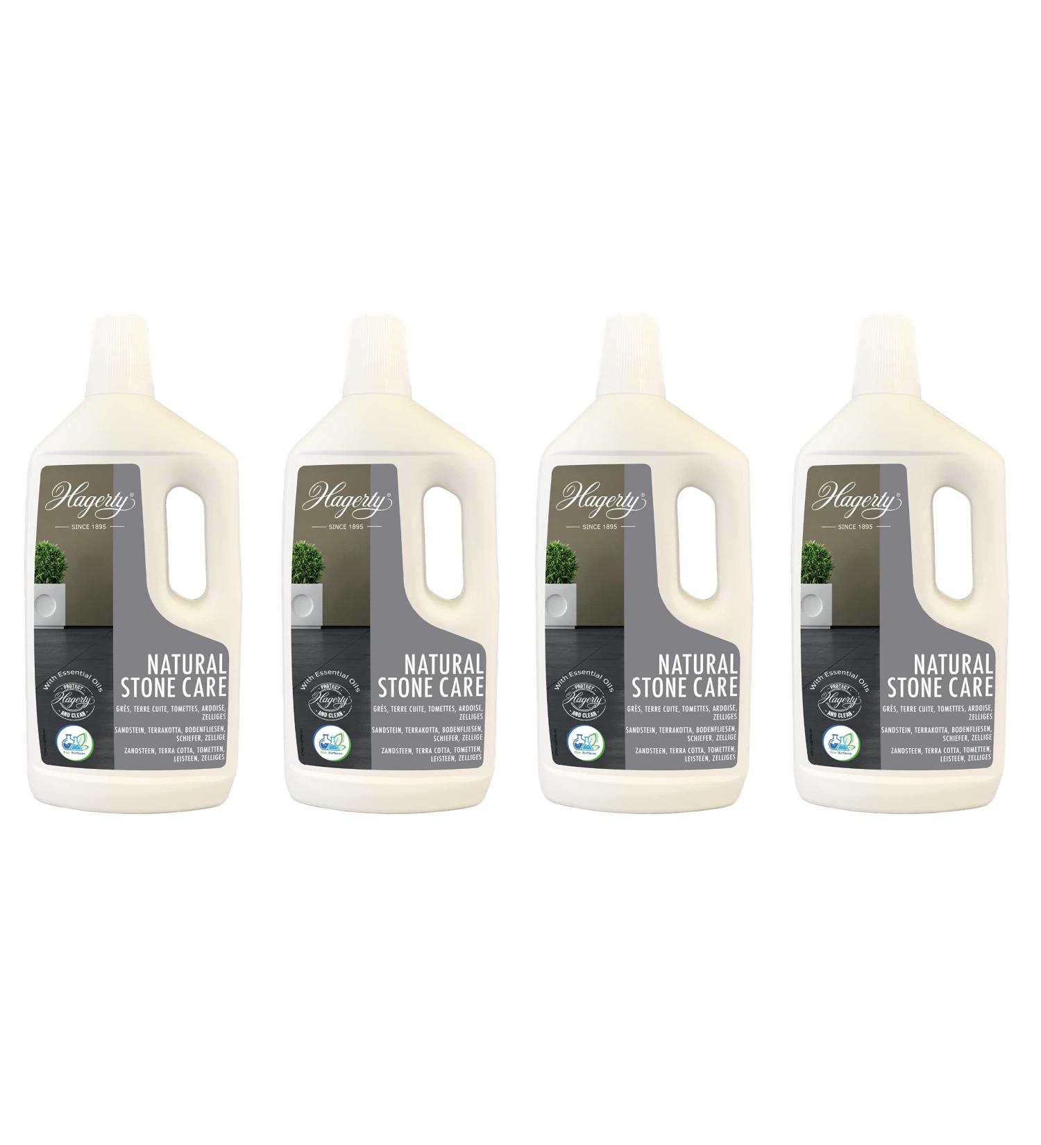 HAGERTY Hagerty Natural Stone Care Lot de 4 nettoyants pour pierres naturelles 1000 g