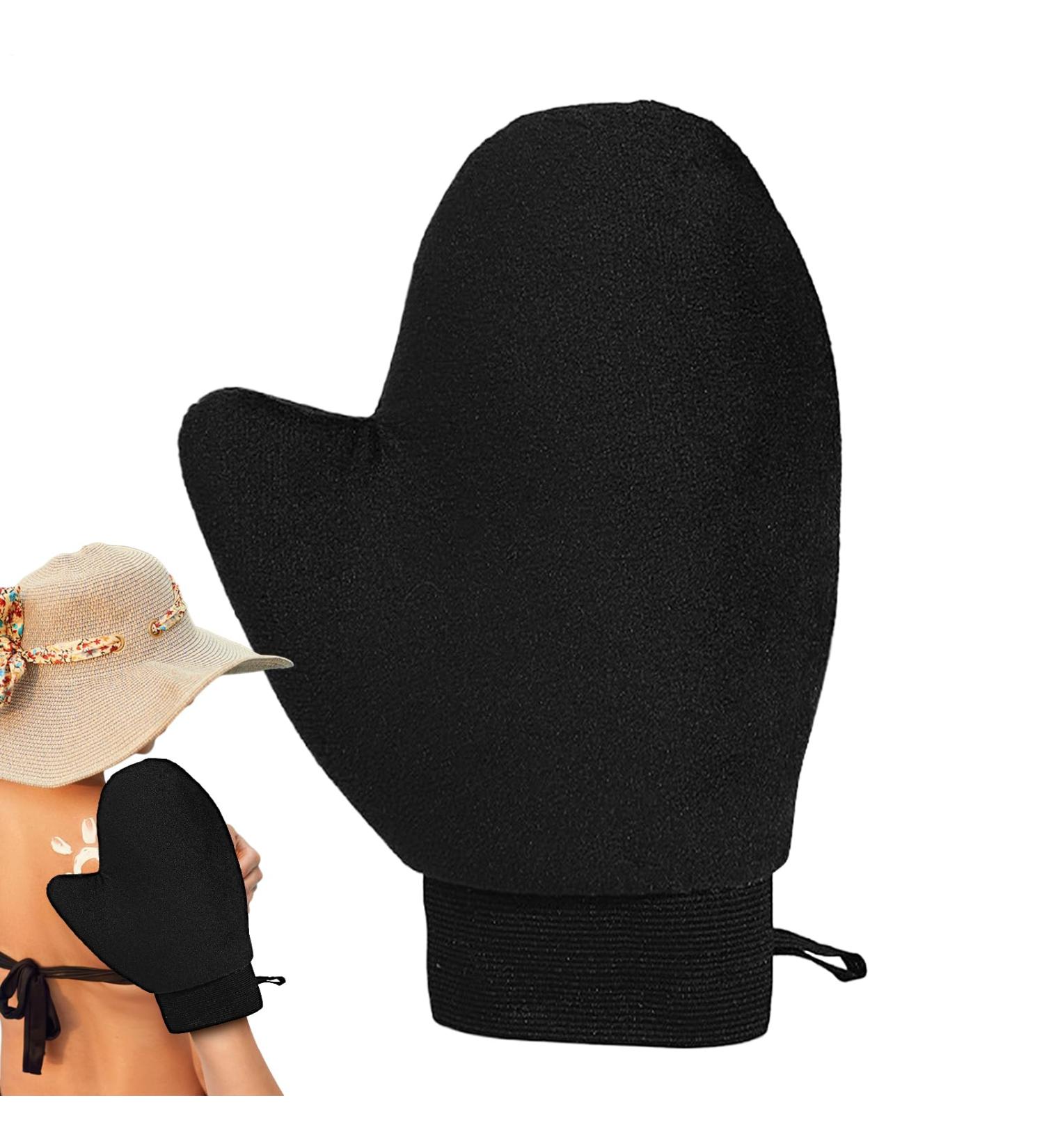 de bronzage Moufles autobronzantes douces pour peaux sensibles maison douche voyage femmes hommes visage jambes dos Noir - Buy Online on GoSupps.com