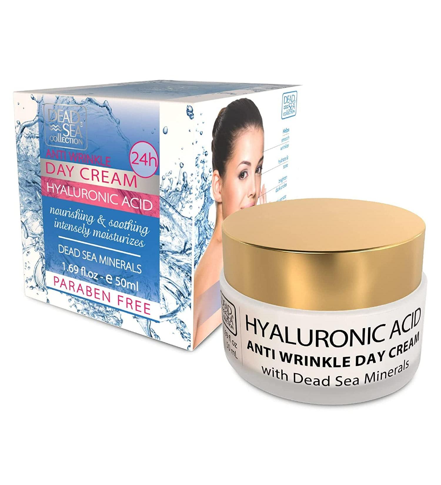 VEBA 24h Anti-Wrinkle Day Cream with Hyaluronic Acid - Hydrate & Revitalize (1.69 fl oz / 50ml) - International Shipping Available - Buy Online on GoSupps.com