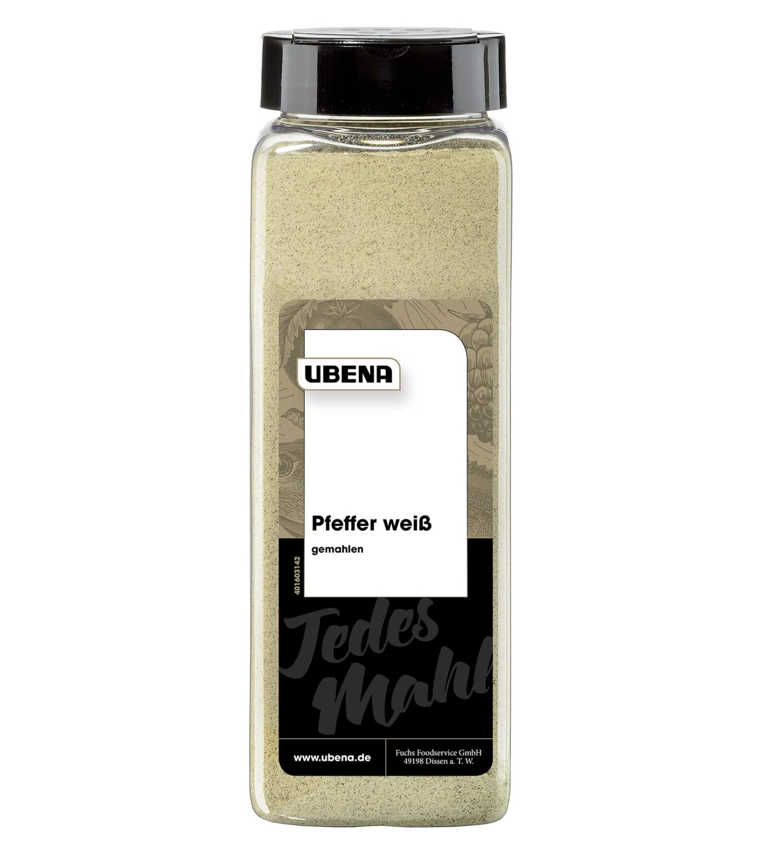 Buy Ubena White Ground Pepper 600g - Premium Quality Spices for International Shipping - Buy Online on GoSupps.com
