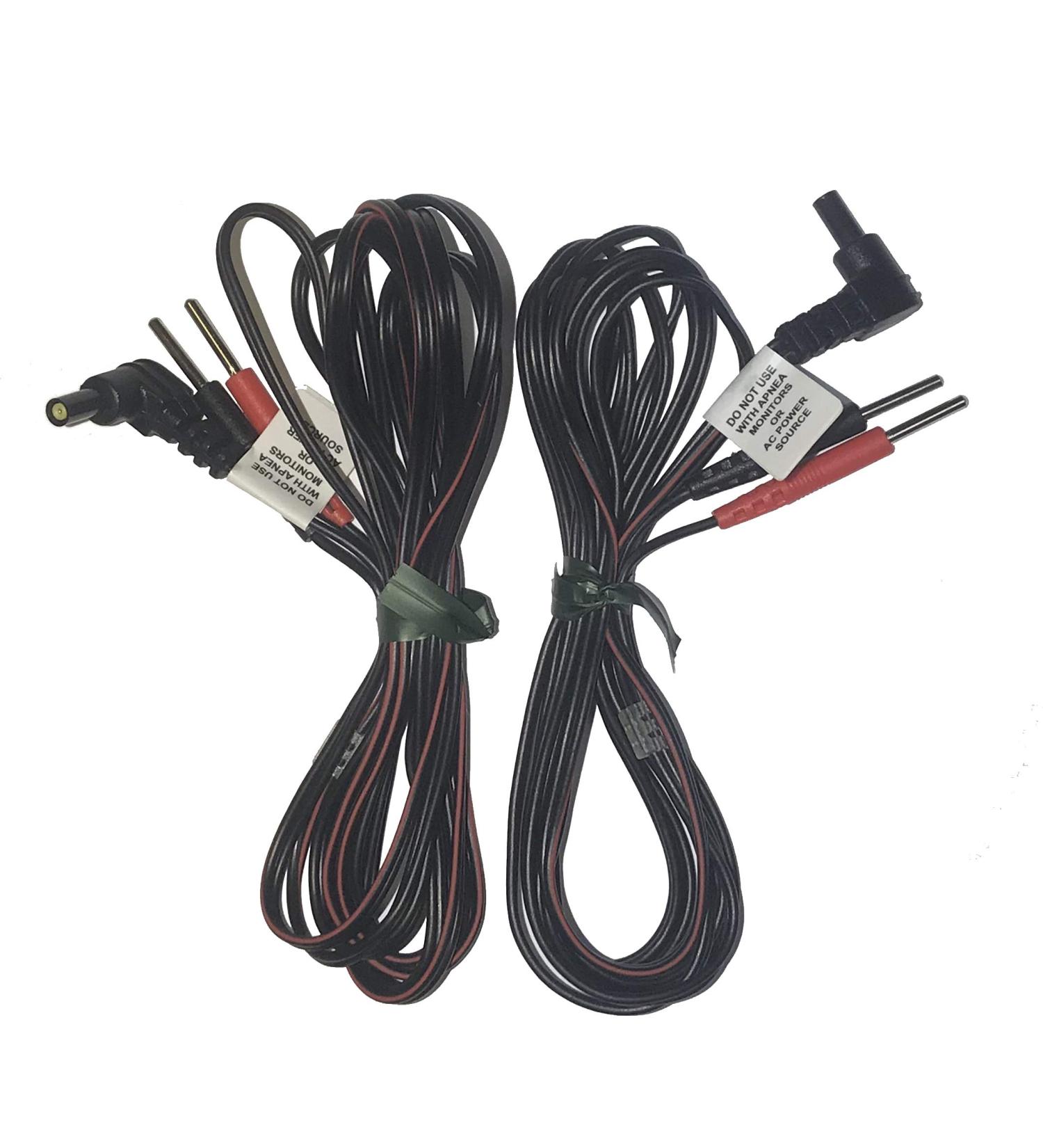 Therapist s Choice Premium 6 Foot Lead Wires for TENS & EMS Units | Extra Long Standard Female Plug - Buy Online on GoSupps.com