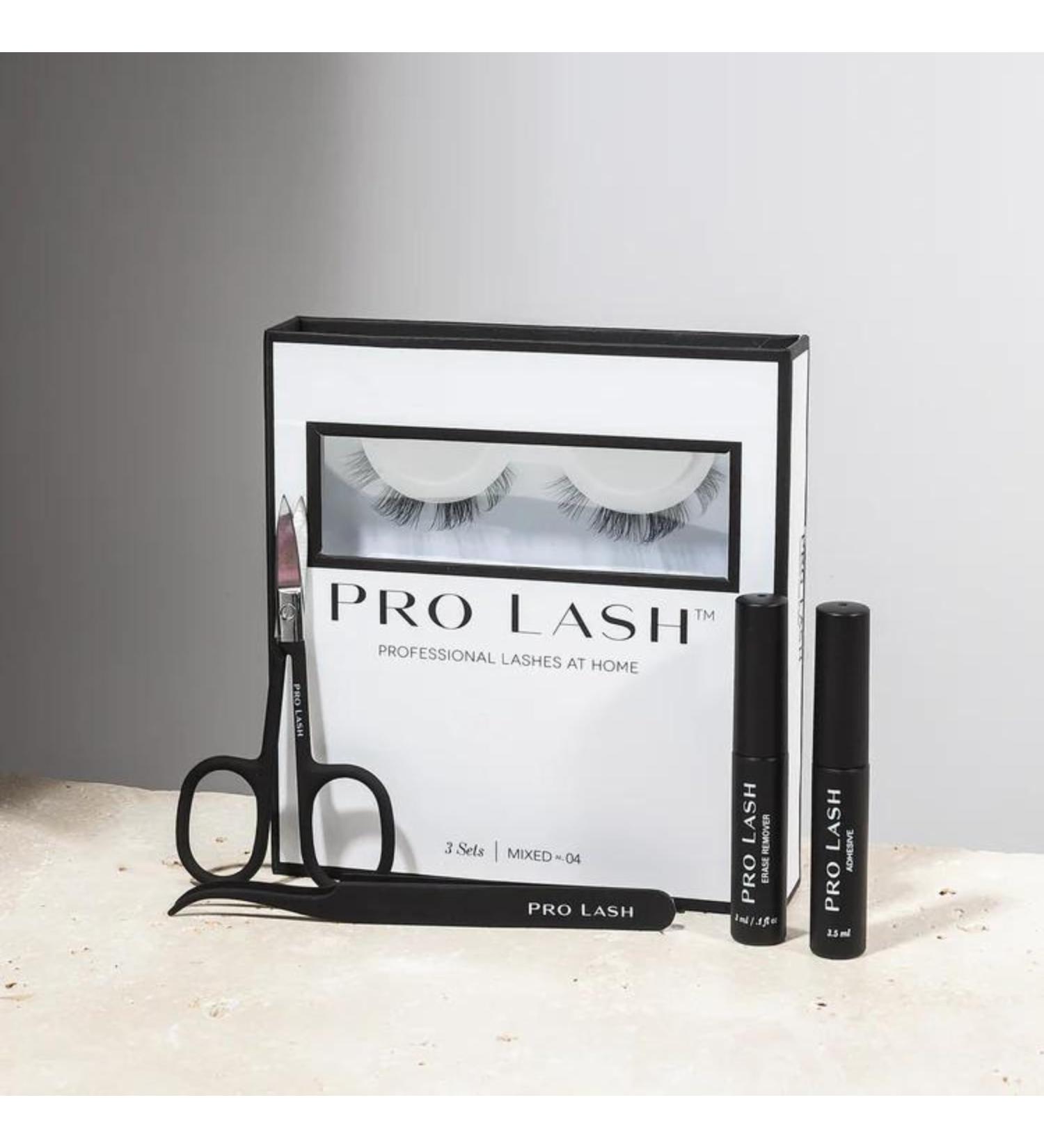 Pro Lash Starter Kit - DIY Professional Lash Extension with 3 Sets of Lashes, Tweezers, Adhesive, and Remover (Volume) - Buy Online on GoSupps.com