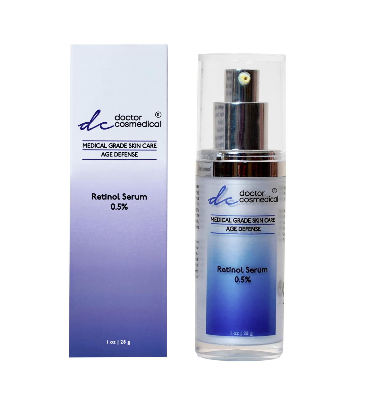 Retinol Serum 0.5% - Best Anti-Aging Skin Repair Face Cream | Non-Greasy Professional Formula | 1Oz for Youthful Skin - Buy Online on GoSupps.com