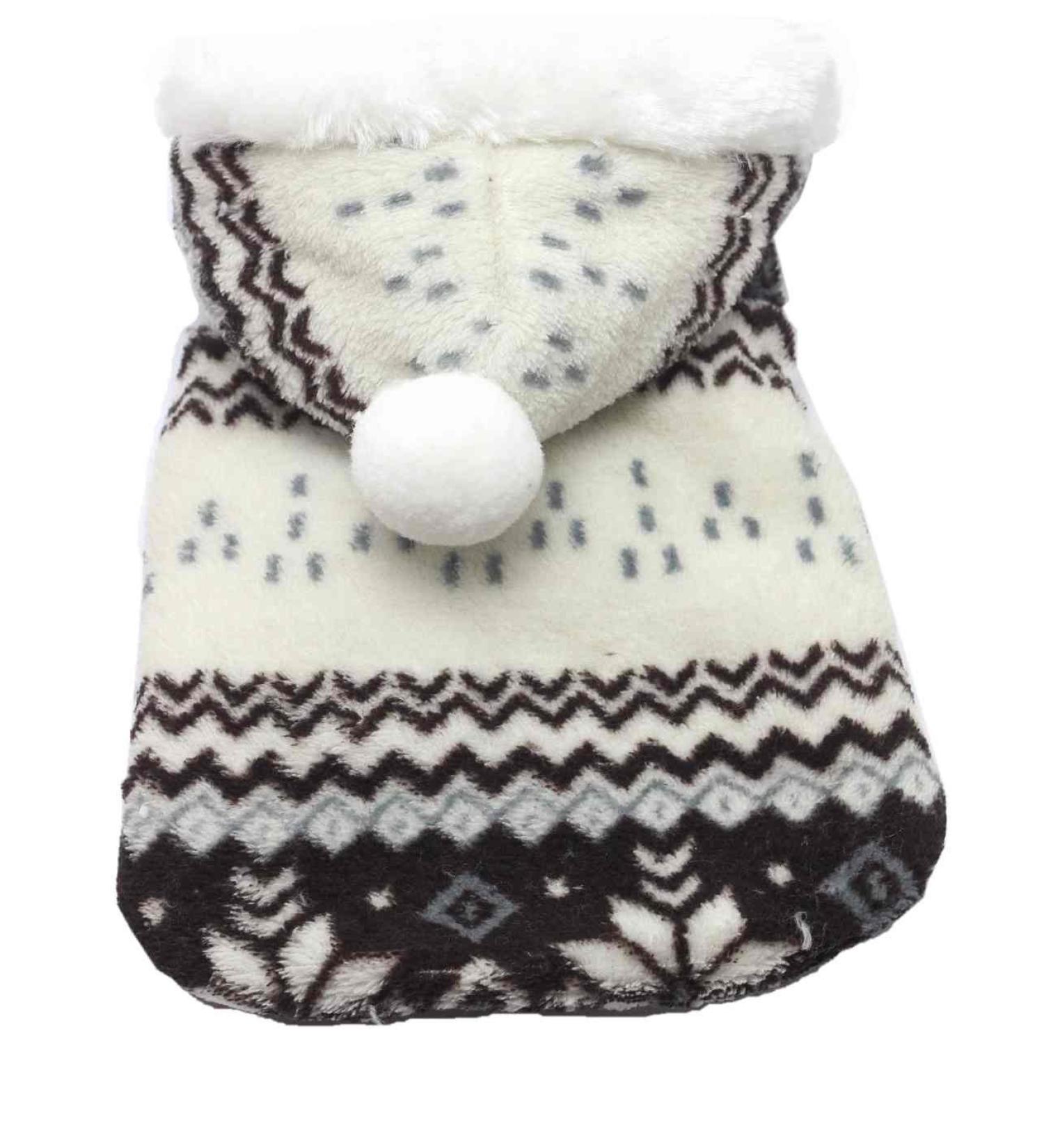 Buy SAMGU Warm Christmas Dog Sweater Hoodie for XS Dogs - Cozy Brown Pet Apparel for Winter - Buy Online on GoSupps.com