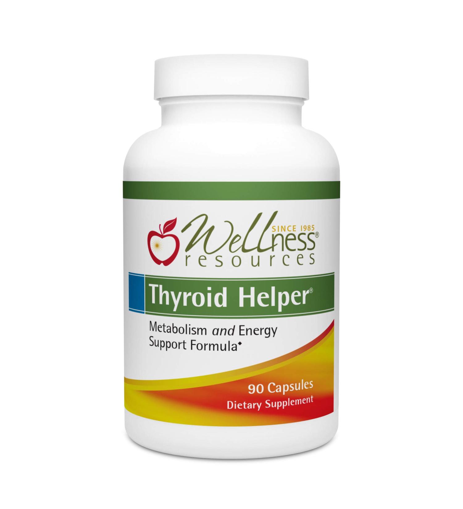 Thyroid Helper - Natural Supplement for Metabolism & Energy - 90 Capsules - Buy Online on GoSupps.com