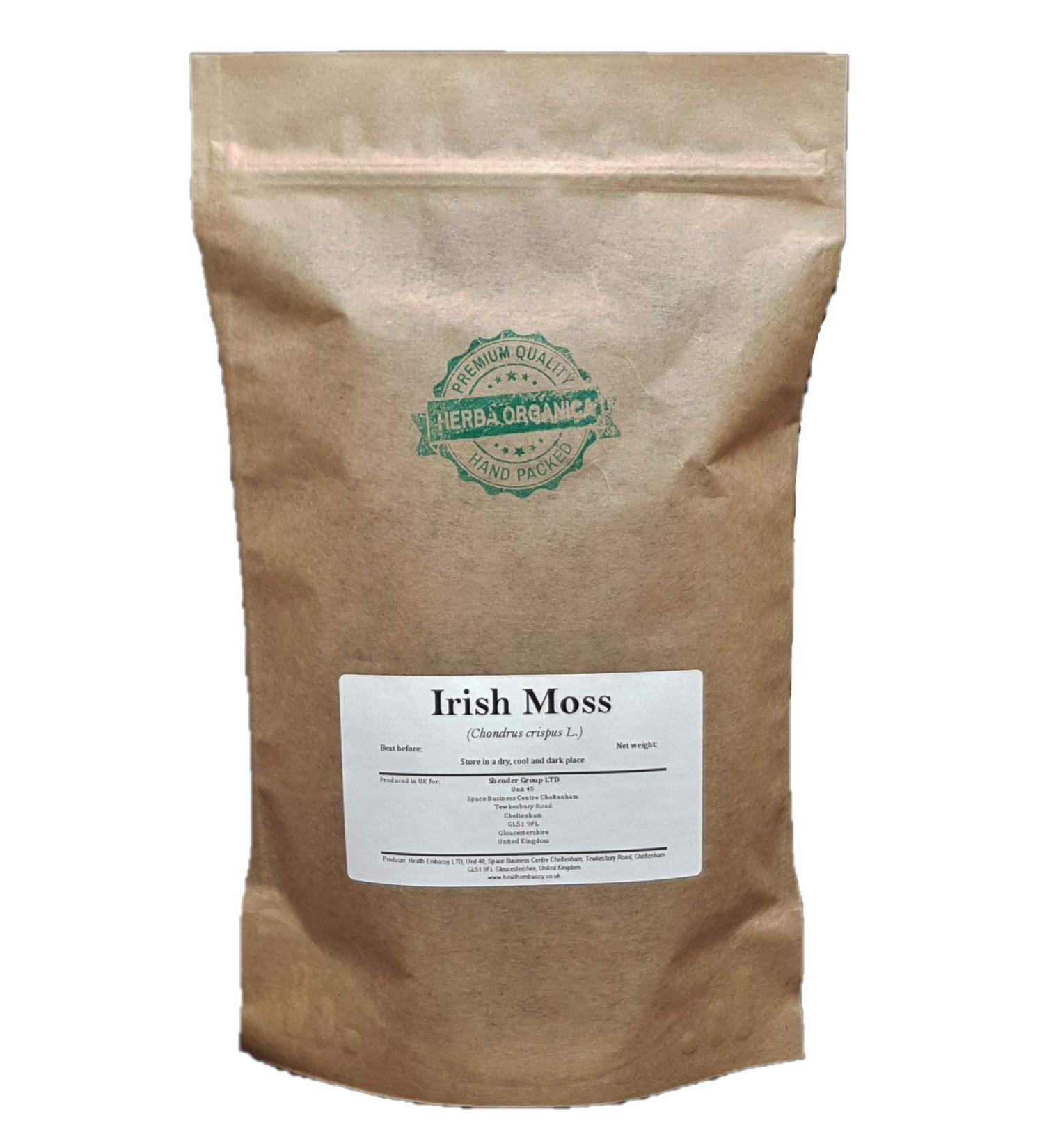 Herba Organica Mousse d'Irlande Tisane - Chondrus Crispus L - Irish Moss (100g) 100 g (Lot de 1)