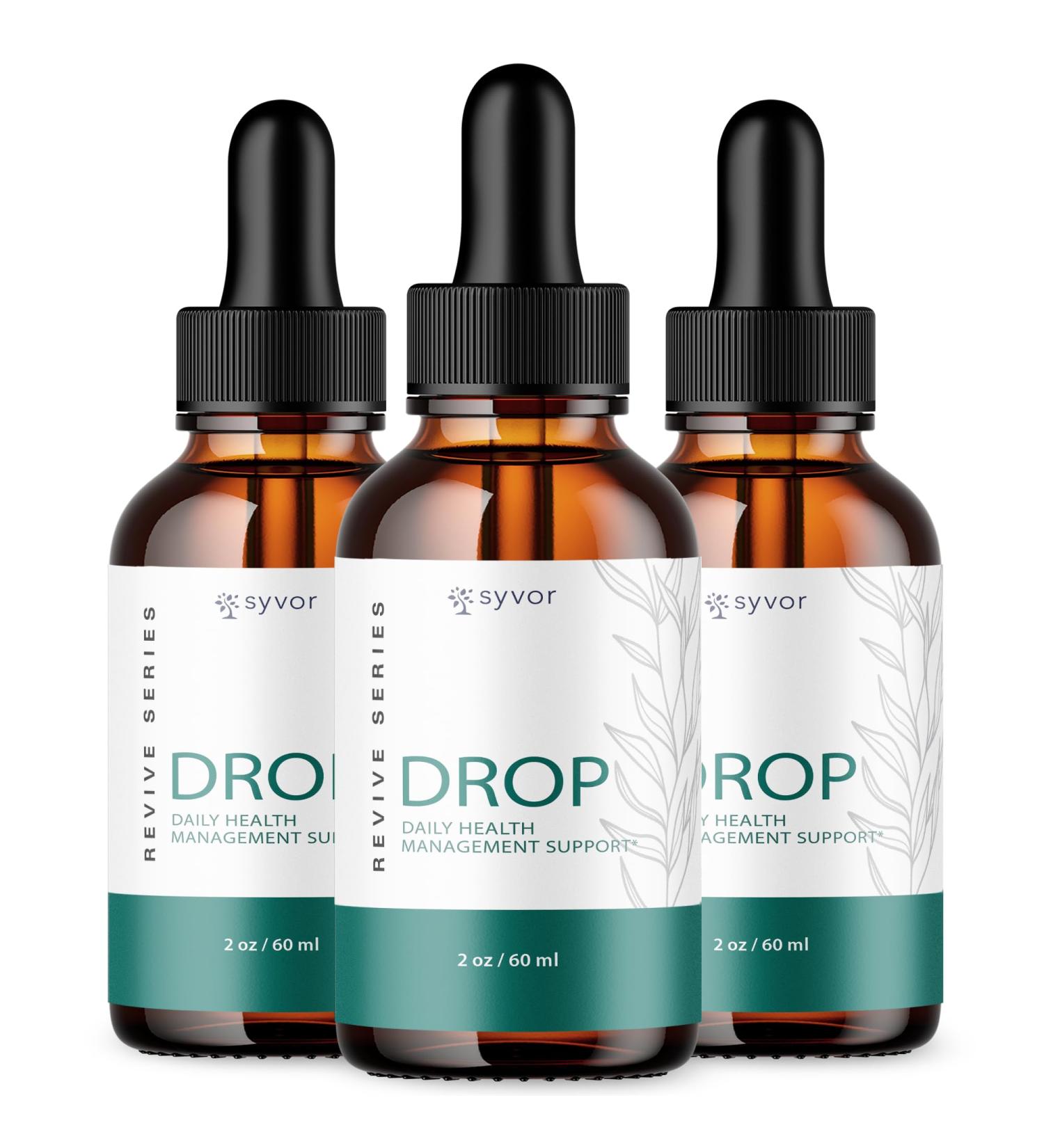 (3 Pack) Drop The Pounds Drops Official Drop The Pounds Liquid Drops with All Natural Ingredients Advanced Health Optimizer & Wellness Support with Premium Vitamins for Women & Men (90 Servings) - Buy Online on GoSupps.com