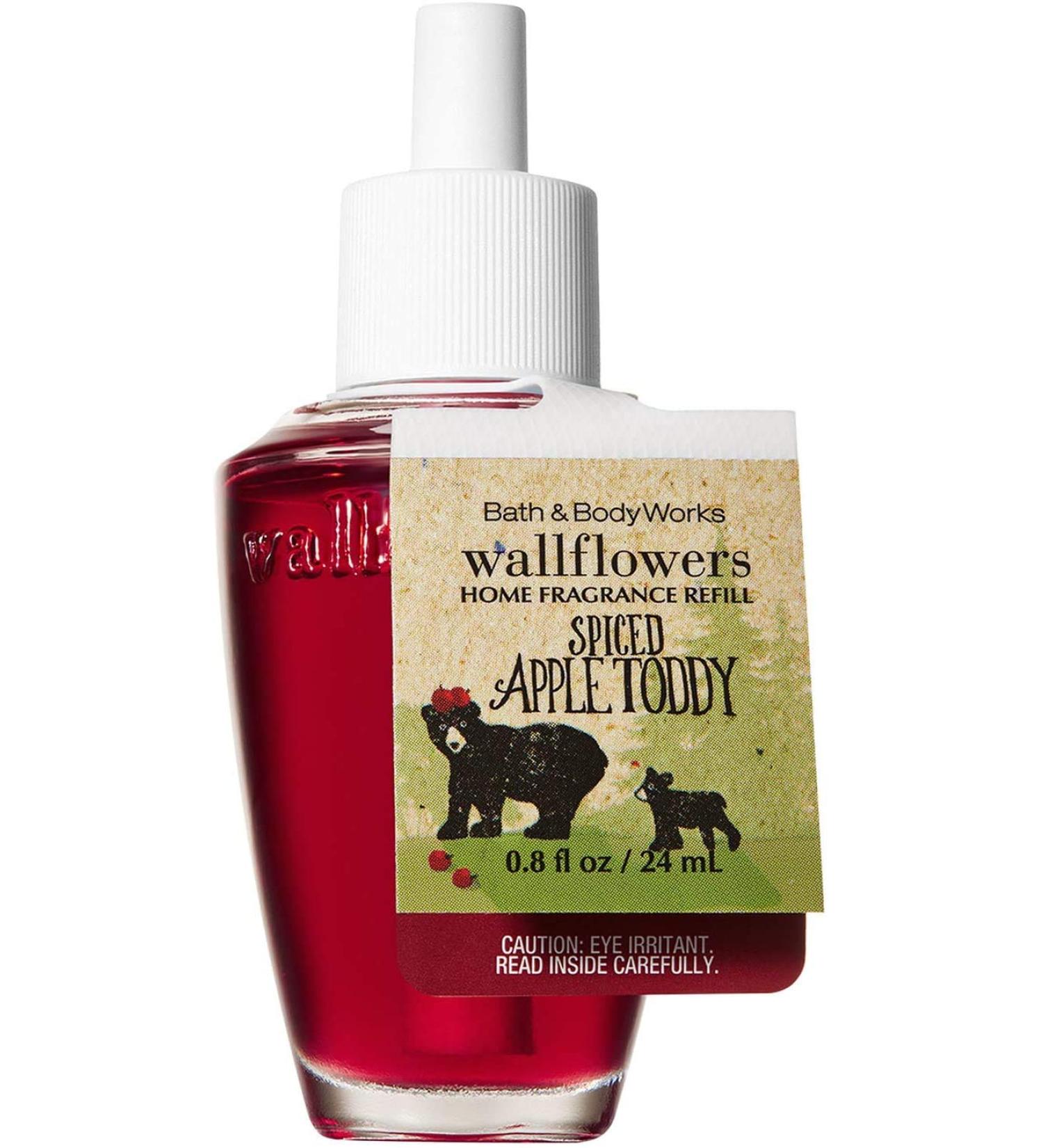 Bath and Body Works Wallflowers Home Fragrance Refill 0.8 Fluid Ounce 2018 Edition (Spiced Apple Toddy)