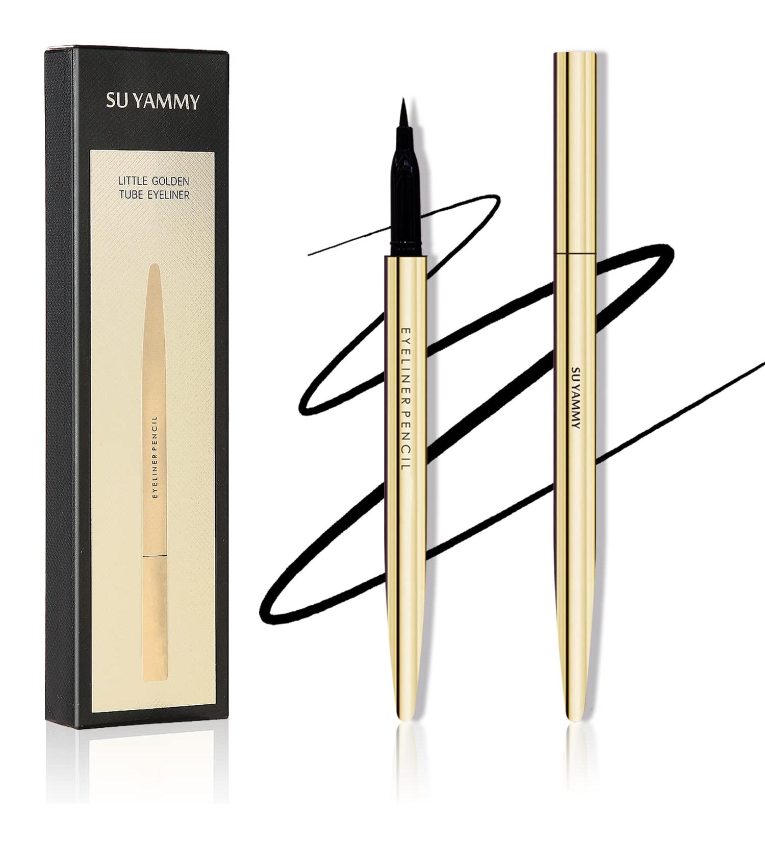SU YAMMY Waterproof Black Liquid Eyeliner - Smudge Proof Liquid Liner - Buy Online on GoSupps.com