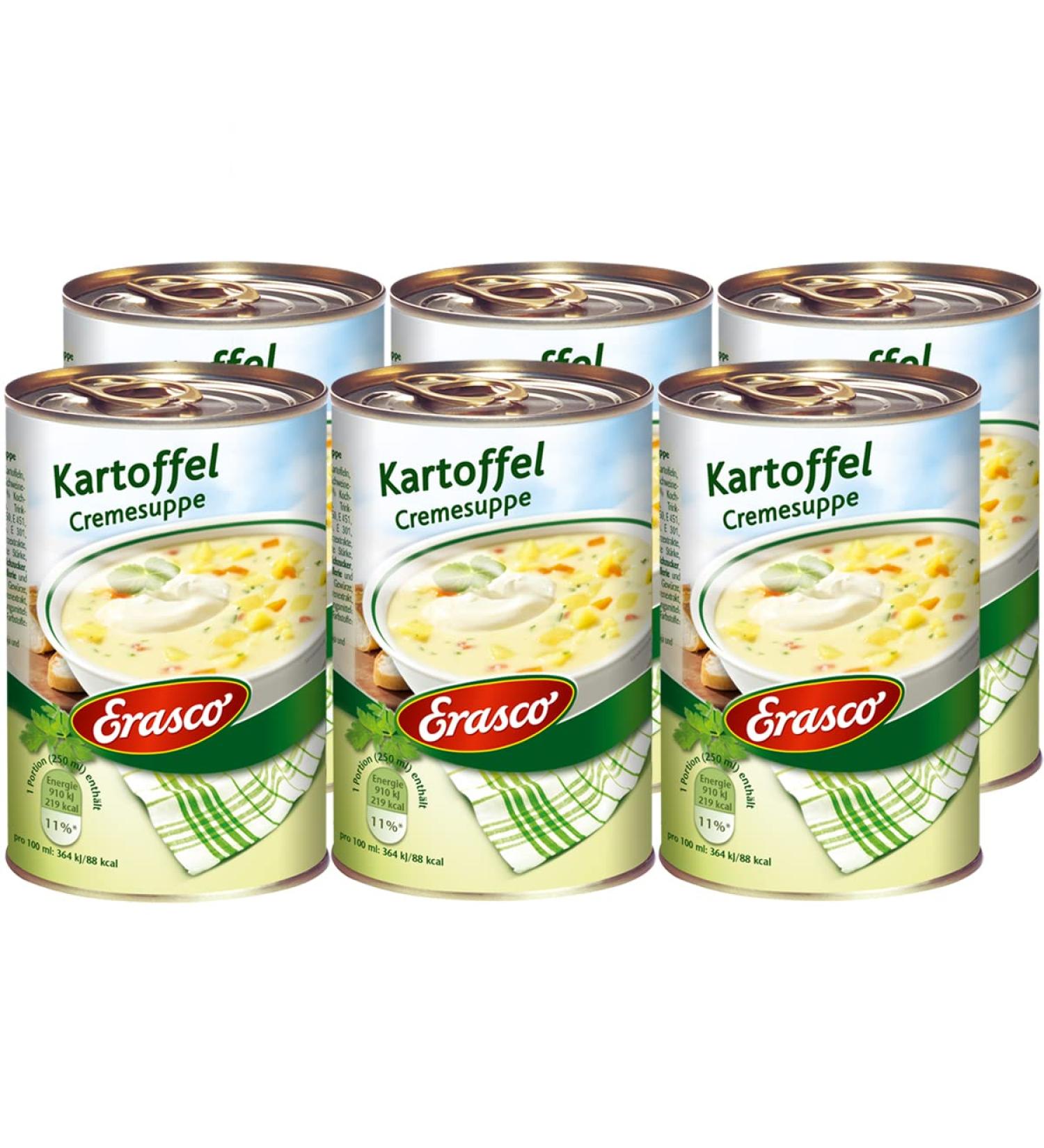  n.v. Erasco Cream Soup with Smoked Bacon Finely Creamy 390 ml (Pack of 6) - Buy Online on GoSupps.com