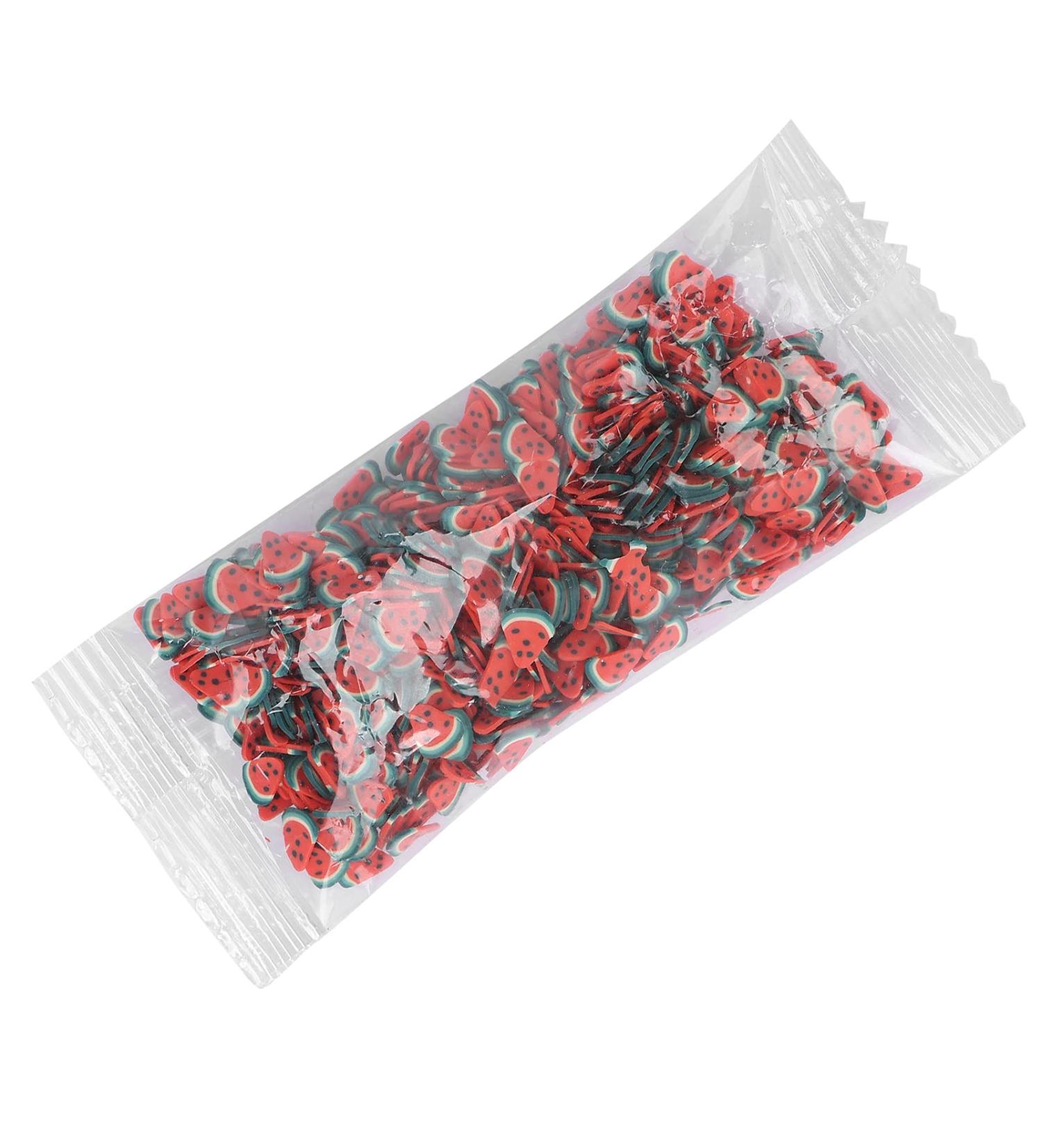 Fruit Nail Art Slices - Triangle Watermelon | DIY Manicure Decor for Home & Nail Shops - Buy Online on GoSupps.com