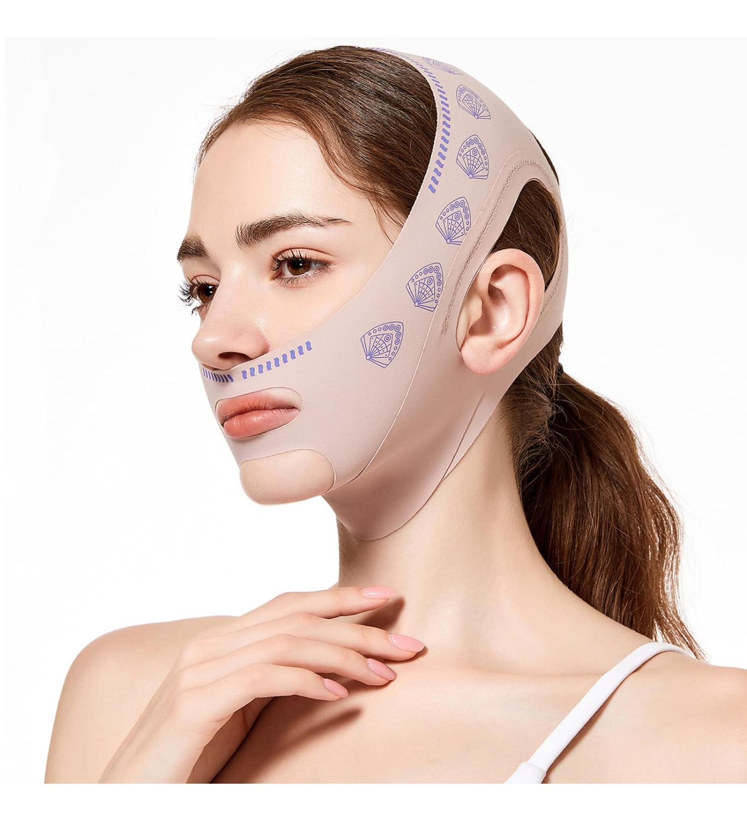 Chin Strap for Women - Thin Comfortable & Adjustable V-Line Mask for Perfect Jawline | International Shipping Available - Buy Online on GoSupps.com