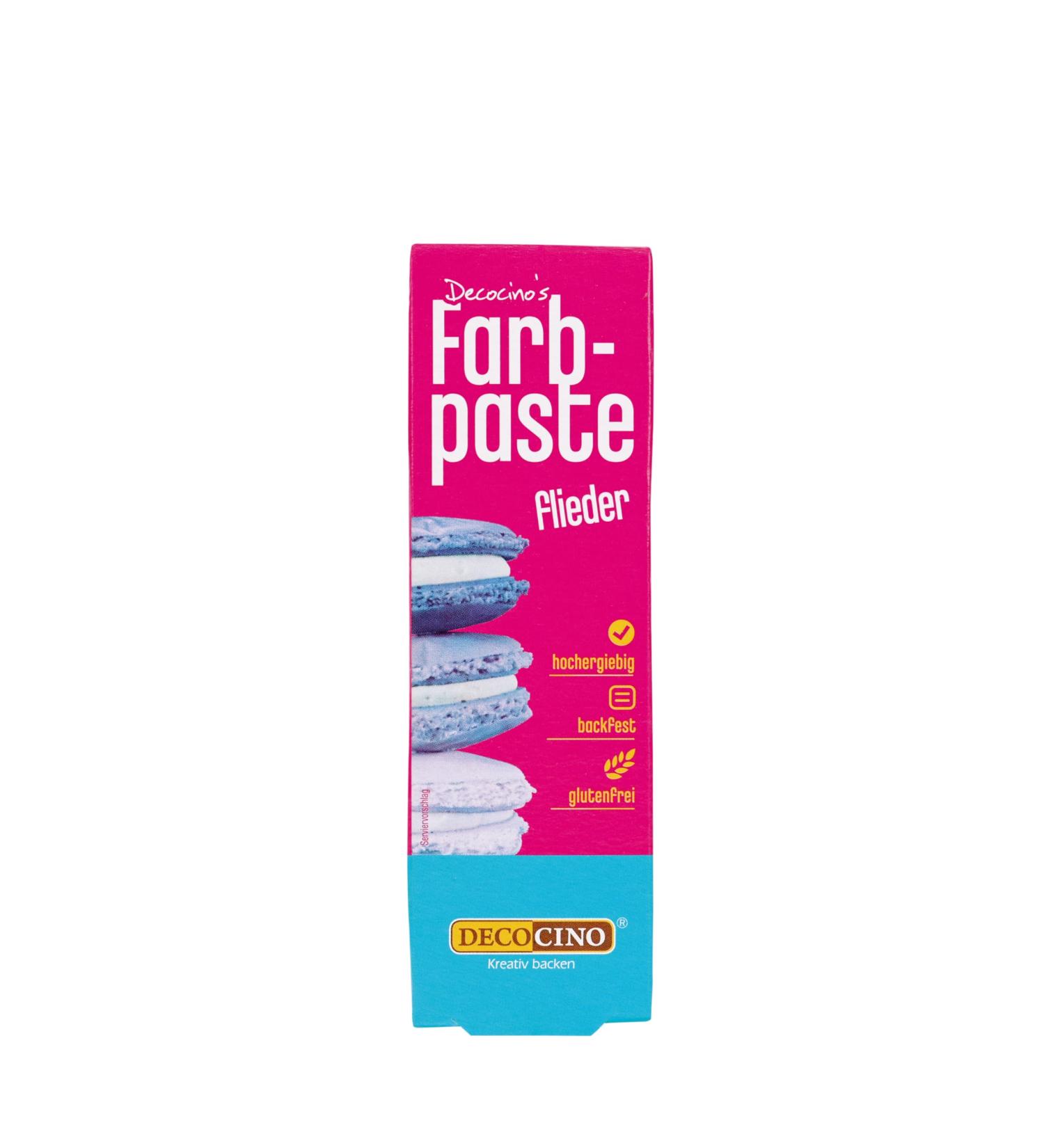 Decocino Lilac Food Coloring Paste 20g Azo-Free Gluten-Free Perfect for Cakes Fondant & Creams - Buy Online on GoSupps.com