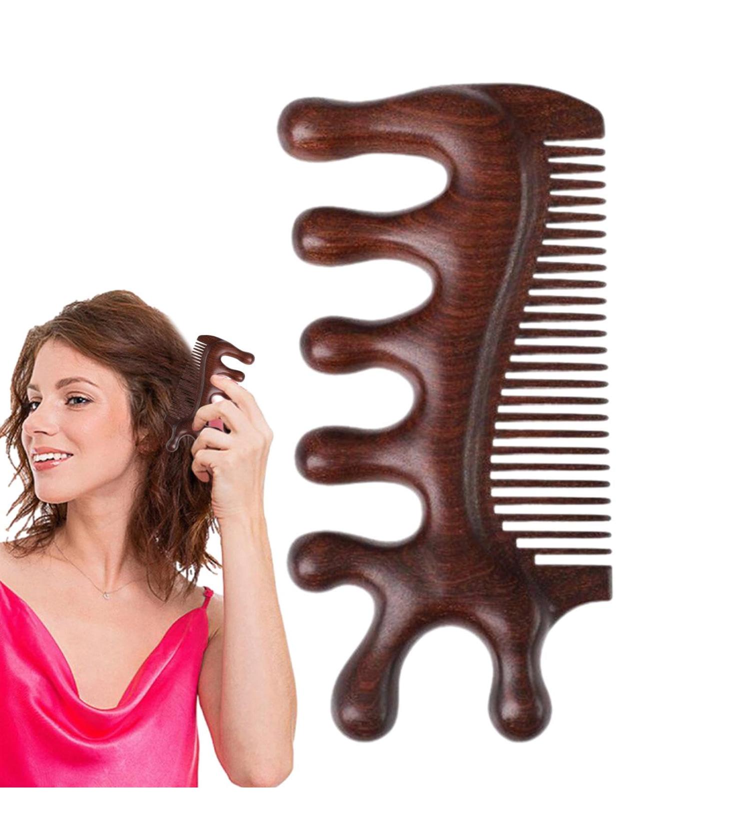 Portable Antistatic Scalp Massager & Comb | Handmade Tool to Prevent Hair Loss - Ideal for Head Neck & Shoulders - Buy Online on GoSupps.com