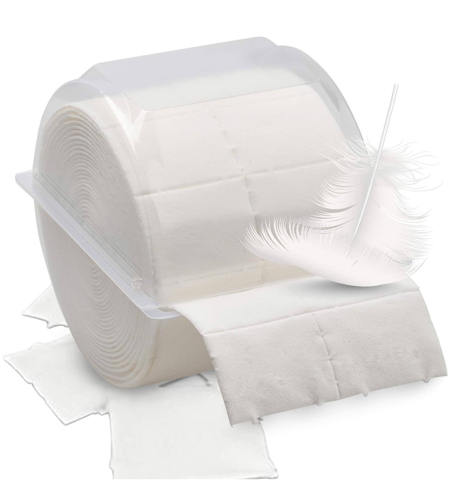 300x Cellulose swabs Cellulose swabs 5x4 cm in disposable box Kosmetex