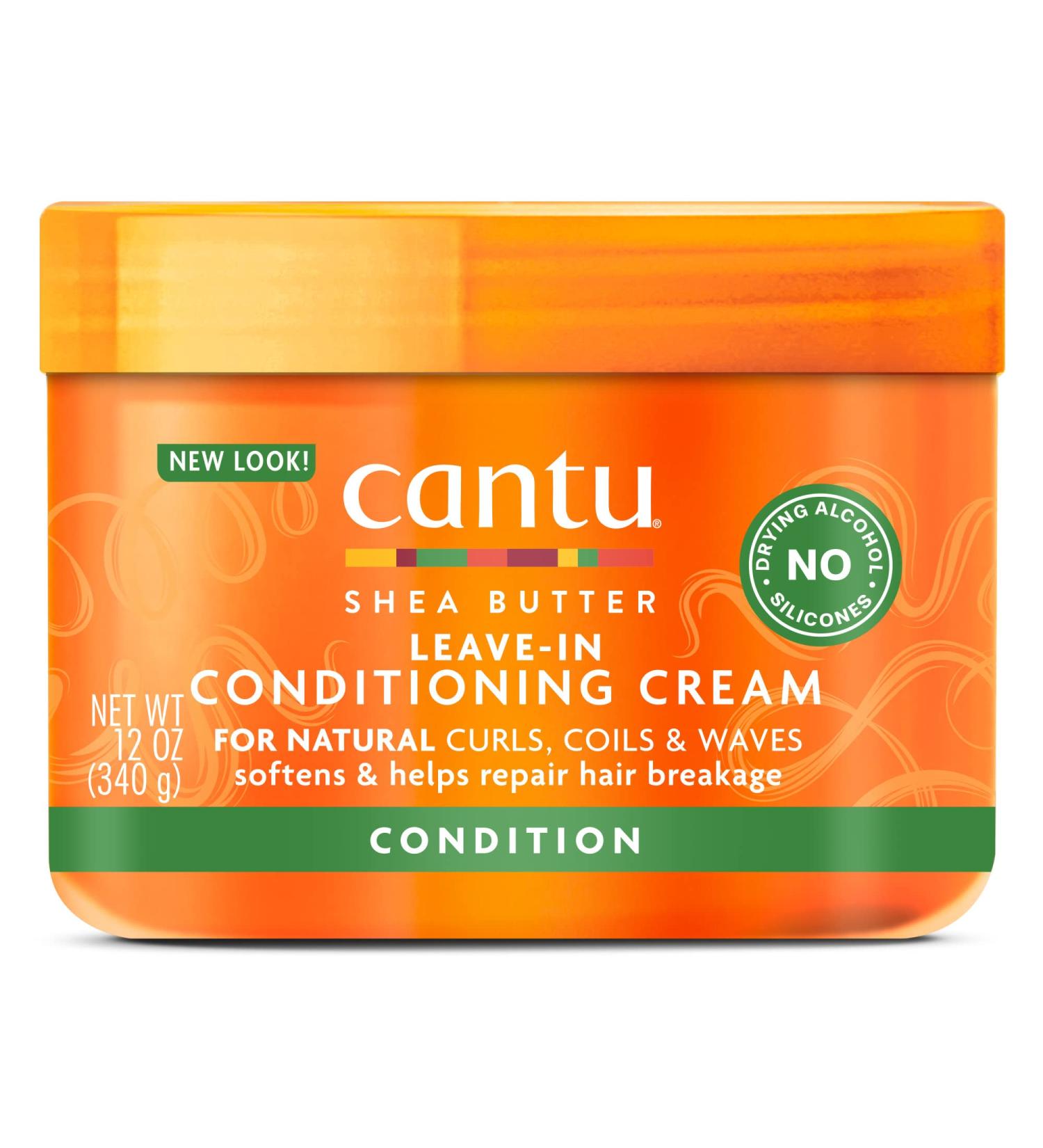 Cantu Leave-In Conditioning Cream with Shea Butter for Natural Hair 12 oz - Moisturizing Formula - Buy Online on GoSupps.com