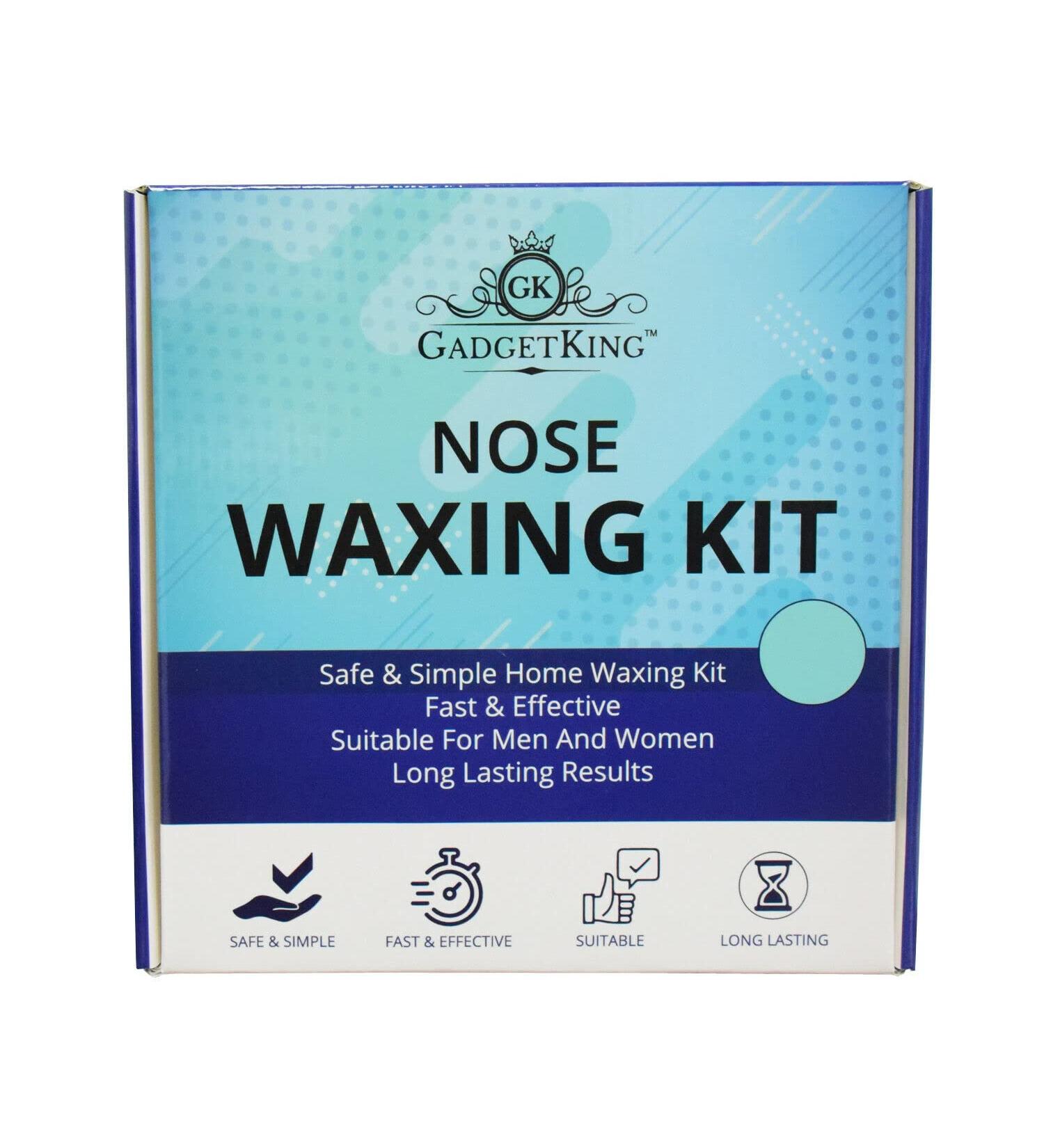 Nose Waxing Kit Wax Home Painless Nasal Waxing Strip Remover Removal For Safe Applicator Remove Waxing Easy Reusable Beads Mens Ladies - Buy Online on GoSupps.com