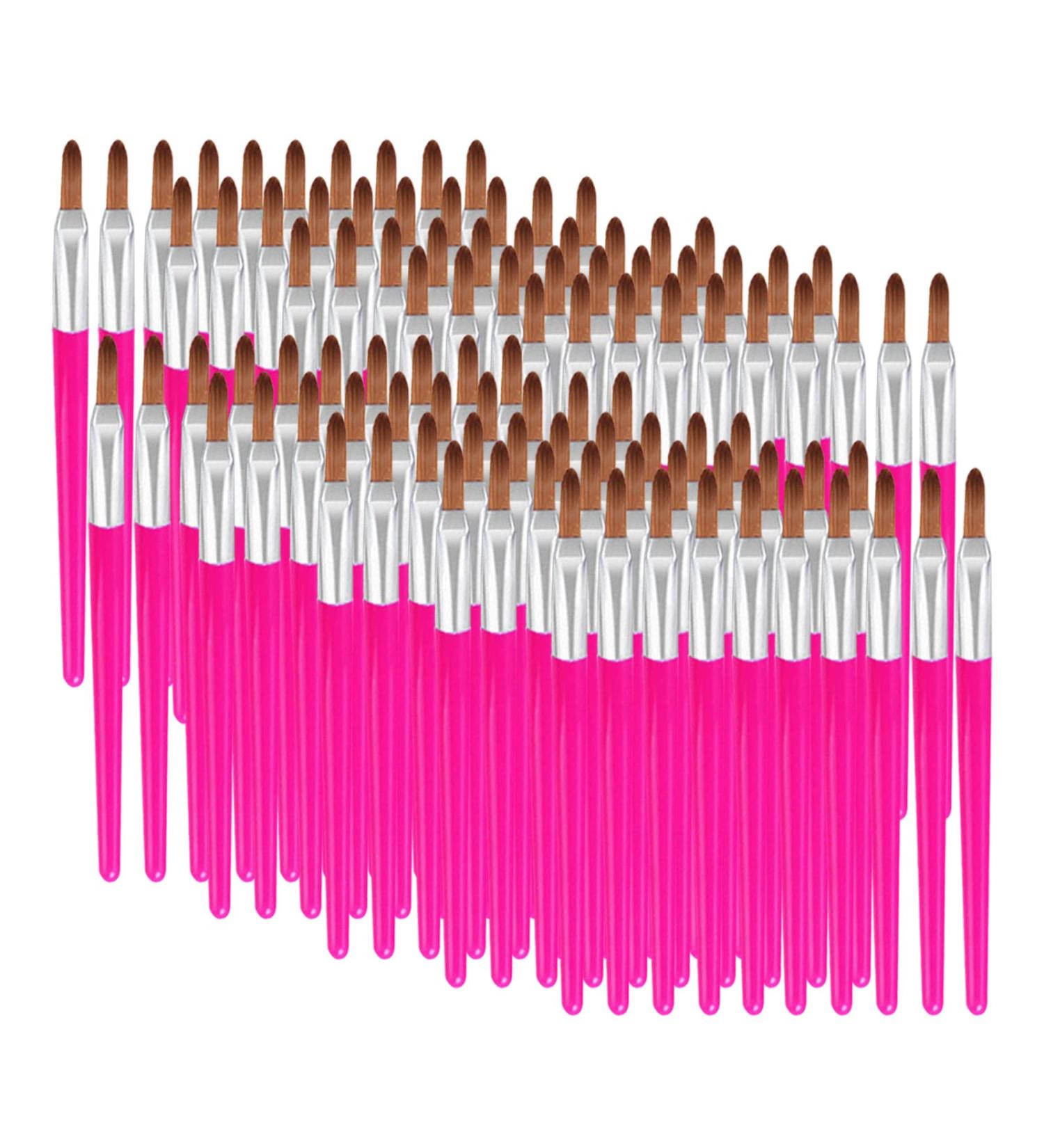 Disposable Makeup Lip Brushes - 100pcs Set | Mini Lip Applicator Wands for Smooth Lip Makeup Application - No Shedding - Buy Online on GoSupps.com