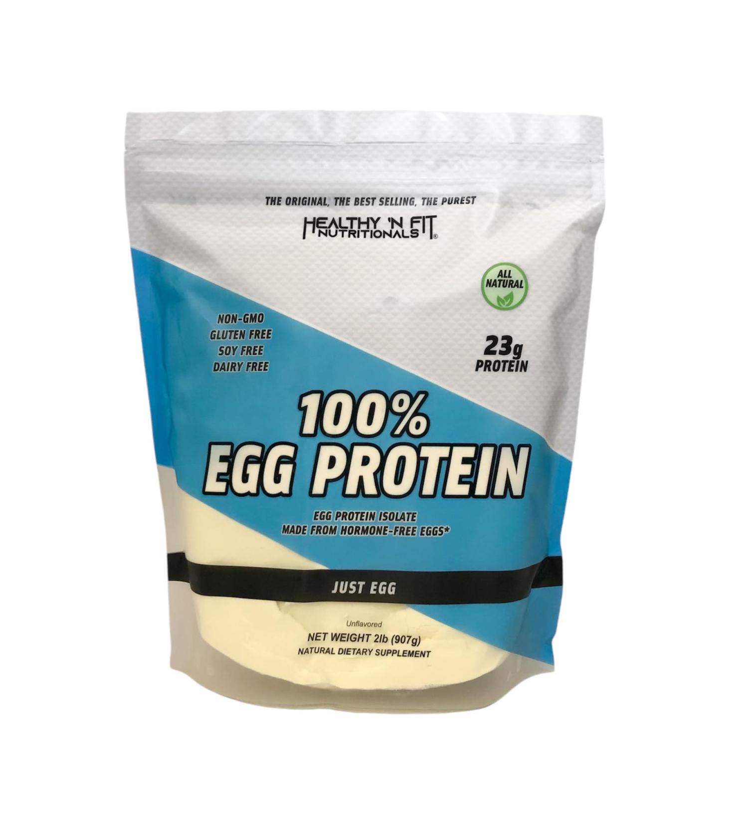 Healthy 'N Fit - 100% Egg Protein (unflavored) Natural 2 lb Bag. Just Egg Instant Dried Whites: Great for Baking and Mixing. - Buy Online on GoSupps.com
