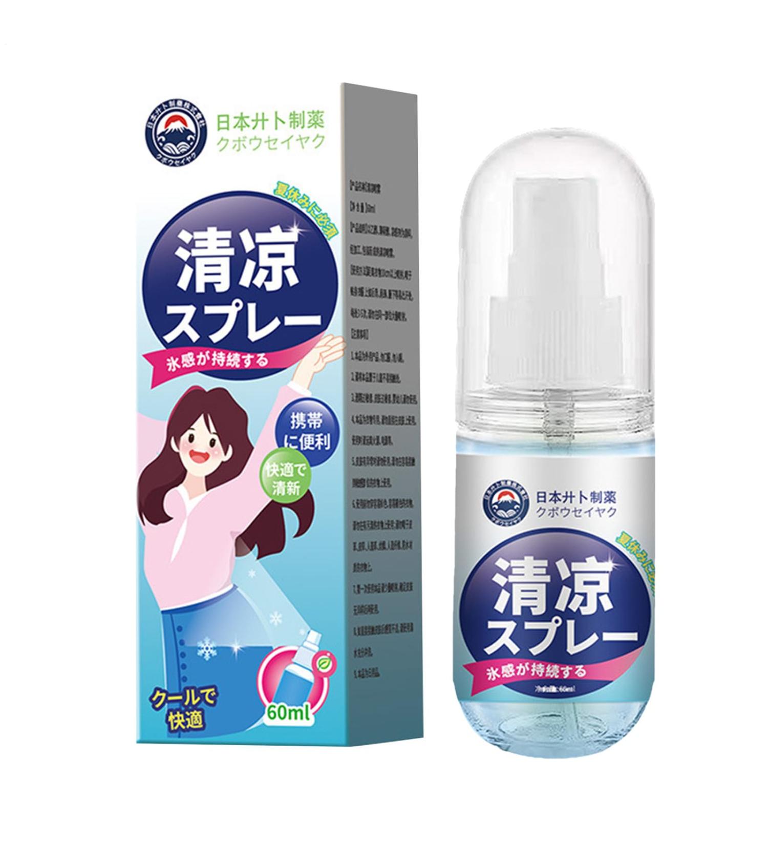 Cooling Mist | 60 ml Instant Cooling Instant Natural Mist for Outdoor Sports and Hot Conditions - Buy Online on GoSupps.com