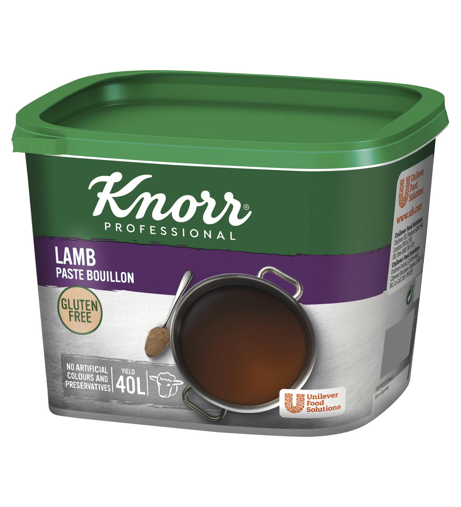 Knorr Gluten Free Lamb Paste Bouillon 1 kg Lamb 1.00 kg (Pack of 1) - Buy Online on GoSupps.com