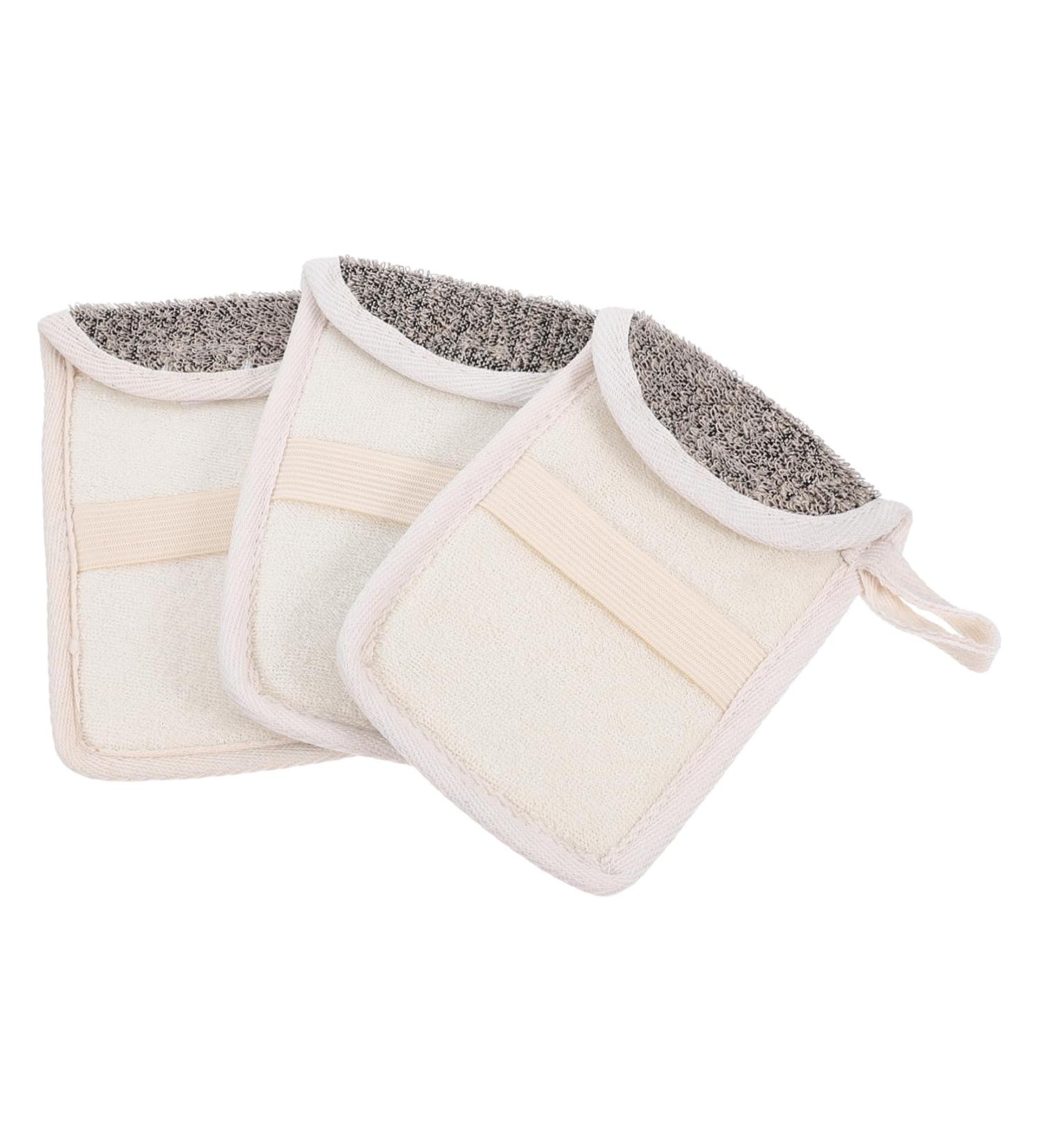 Baluue 6 Pcs Handmade Soap Storage Bag Deep Cleanse Bar Soap Sponge Foam Soap Natural Soaps Flax Black - Buy Online on GoSupps.com