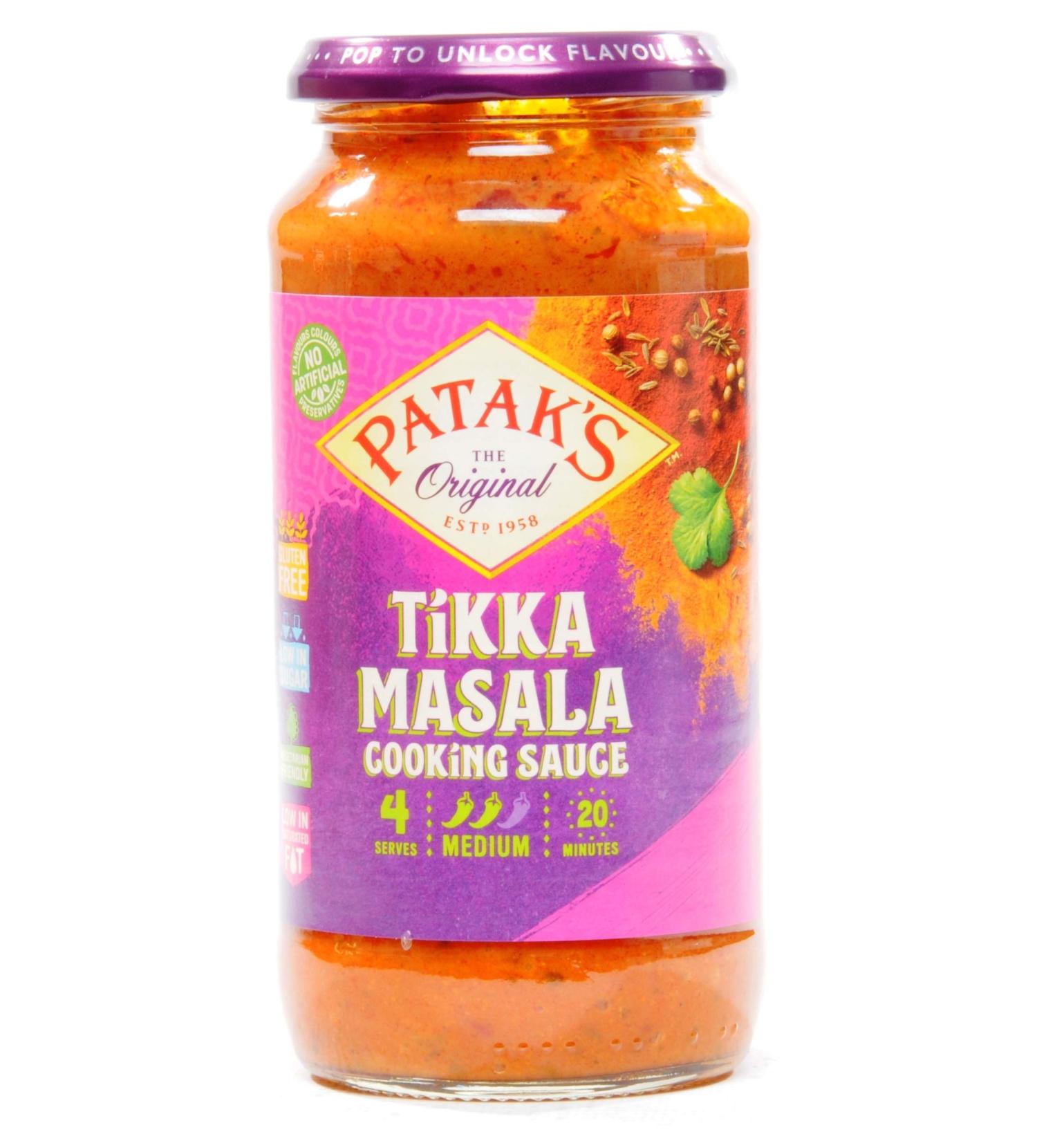 Pataks Indian sauces and pastes Tikka Masala Sauce 2 x 450g
