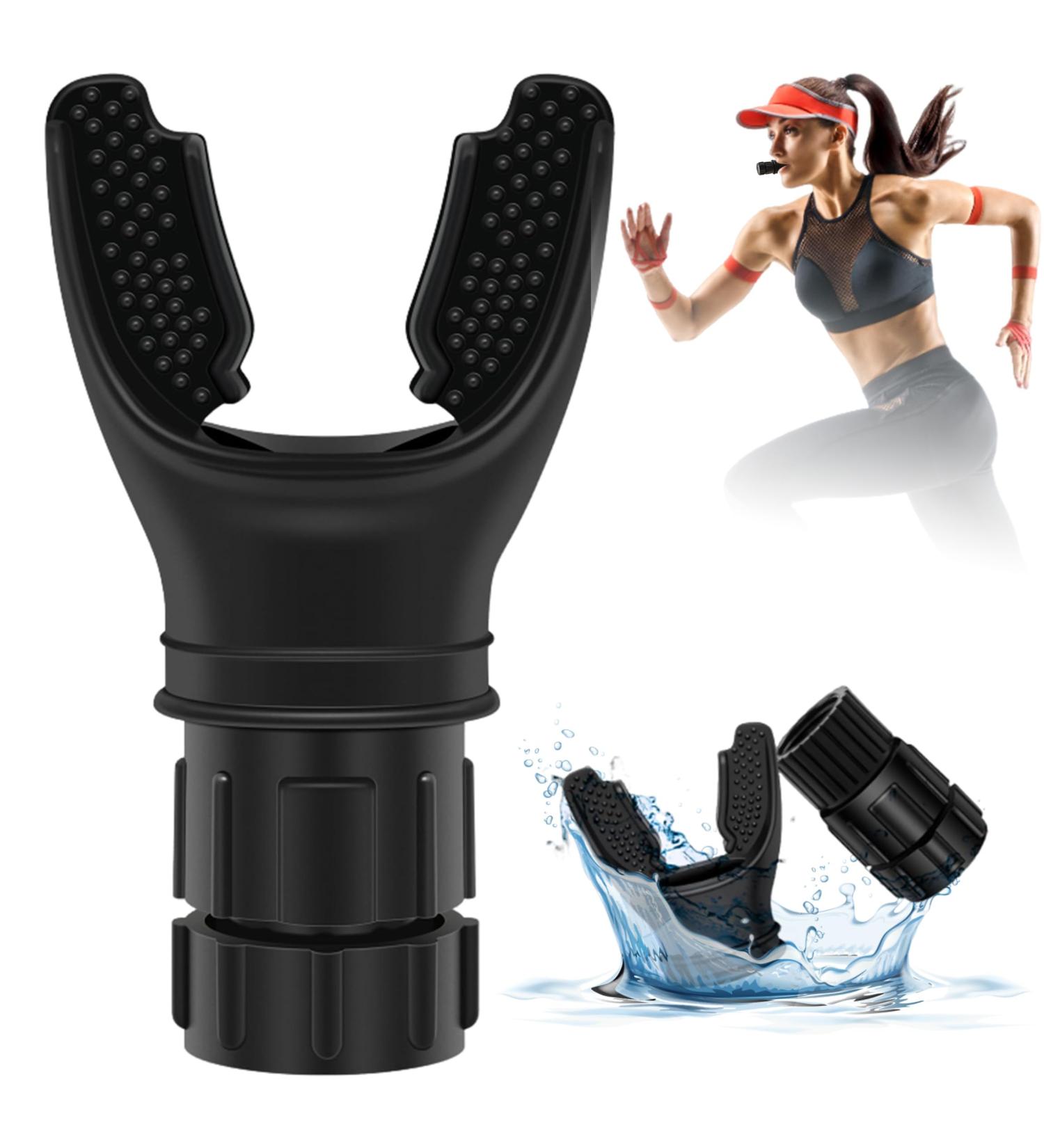 Portable Silicone Breathe Trainer - Adjustable Oxy-Fit Exercise Device for Strength & Endurance - Easy to Clean | International Shipping - Buy Online on GoSupps.com
