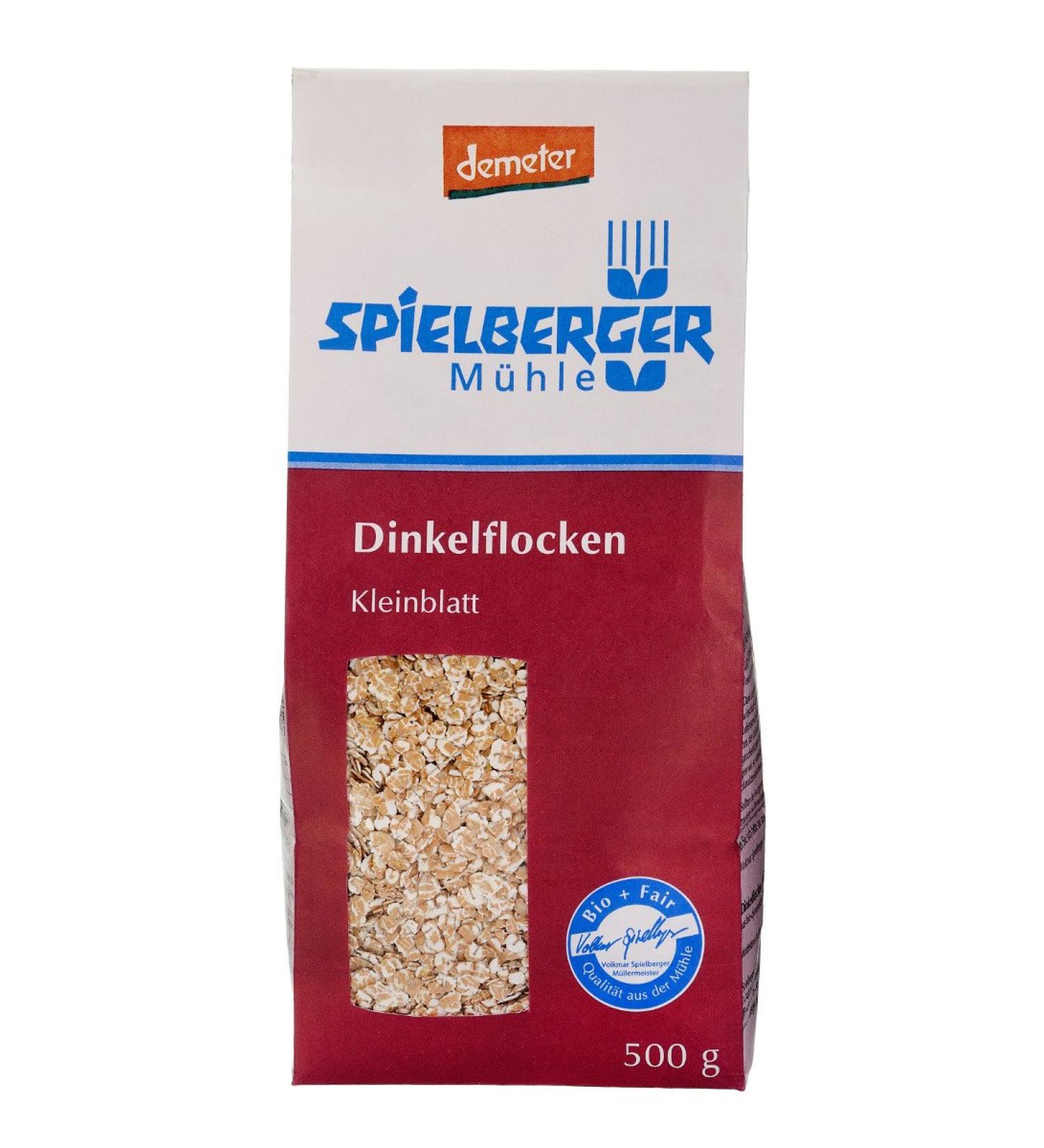 Spielberg Demeter Dinkelflocken Kleinblatt 500g 1 x 500 gr