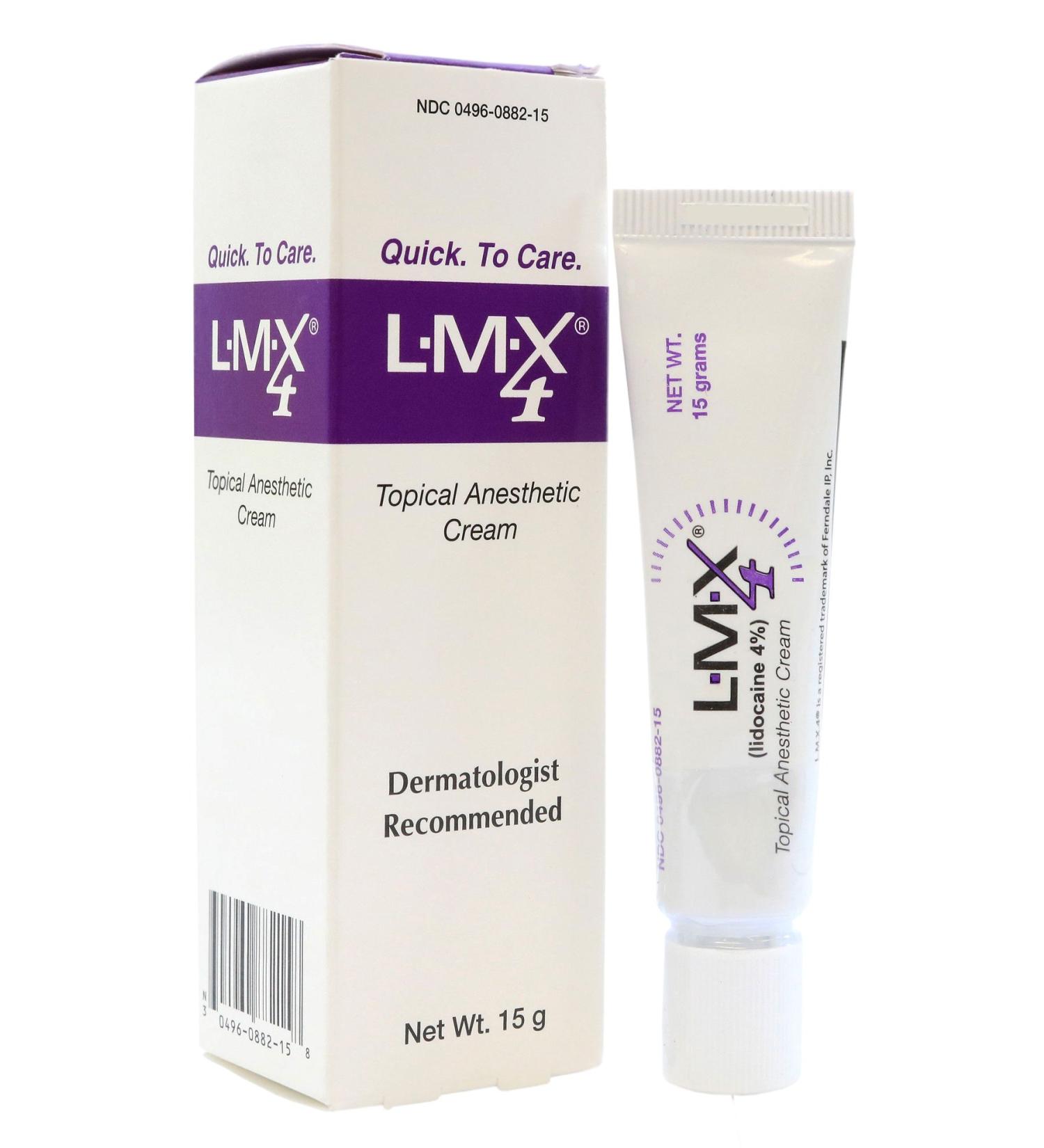 LMX 4 Topical Anesthetic Cream relieves minor pains 15Gram