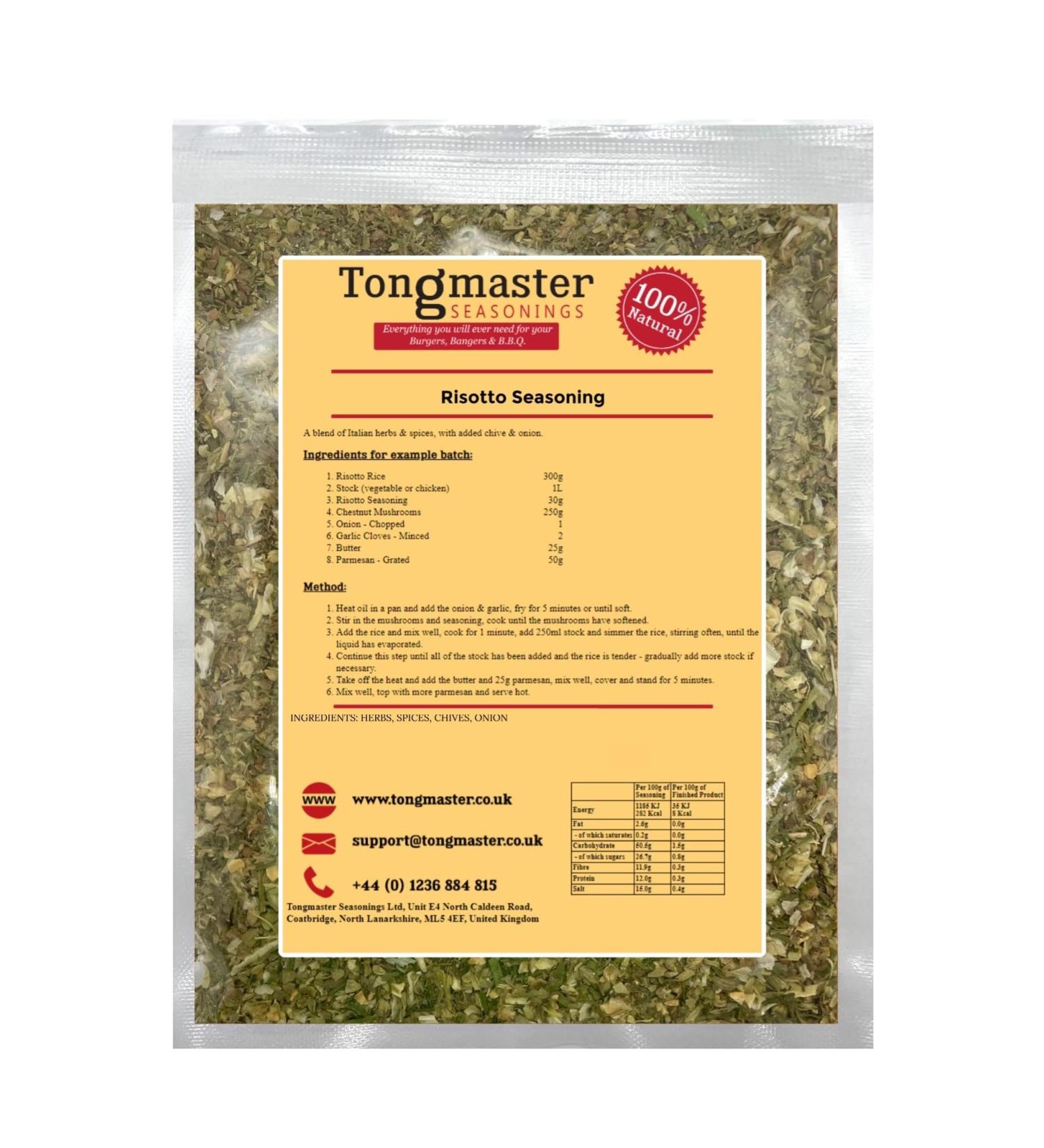 Premium Risotto Seasoning 1kg - Elevate Your Dishes with Italian Flavors - Buy Online on GoSupps.com