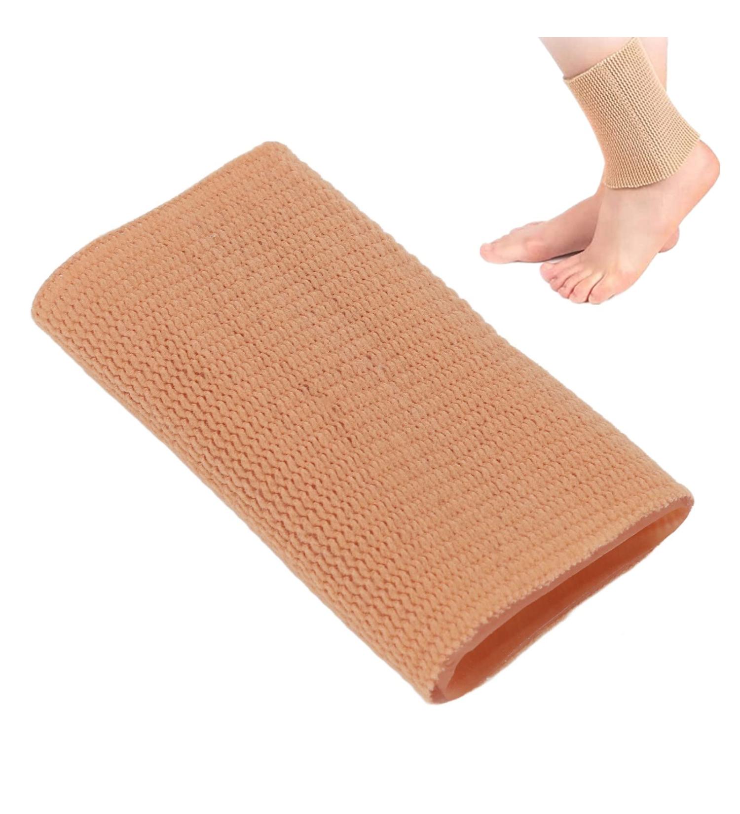 Dioch Ankle Support Sleeves for Figure Skating | Elastic Sport Foot Protection for Men & Women | Skin Color Ankle Guard - Buy Online on GoSupps.com