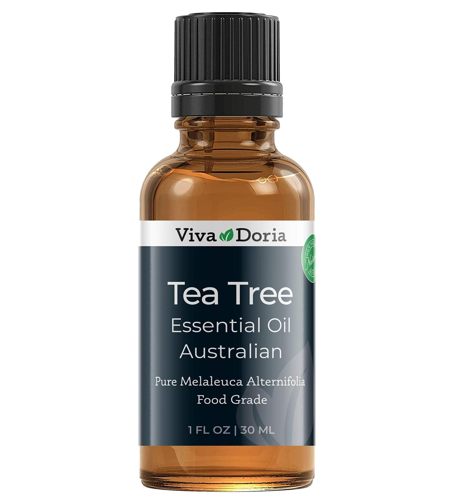 Viva Doria 100% Pure Australian Tea Tree Essential Oil - Undiluted Food Grade 30 mL | International Shipping Available - Buy Online on GoSupps.com