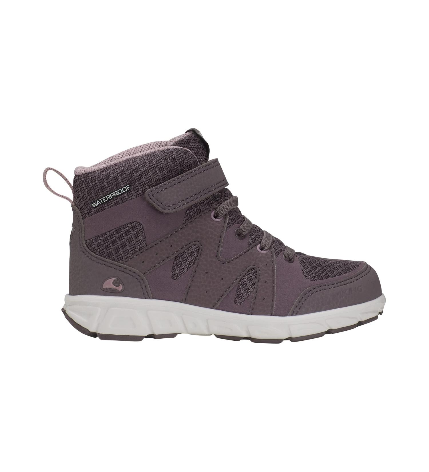 Viking Unisex Kids Tolga Mid WP Walking Shoe 29 EU - Plum Dusty Pink | International Shipping Available - Buy Online on GoSupps.com