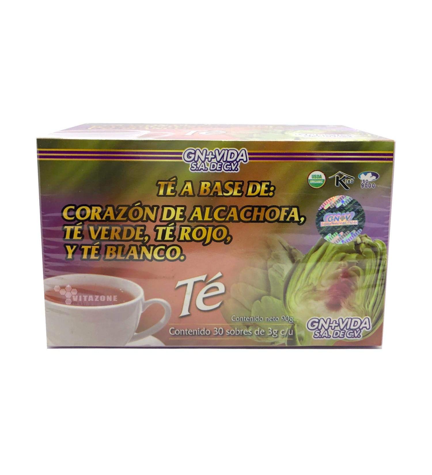 Alcachofivida Artichoke Tea - 30 Tea Bags in a Box | Herbal Detox Tea - Buy Online on GoSupps.com