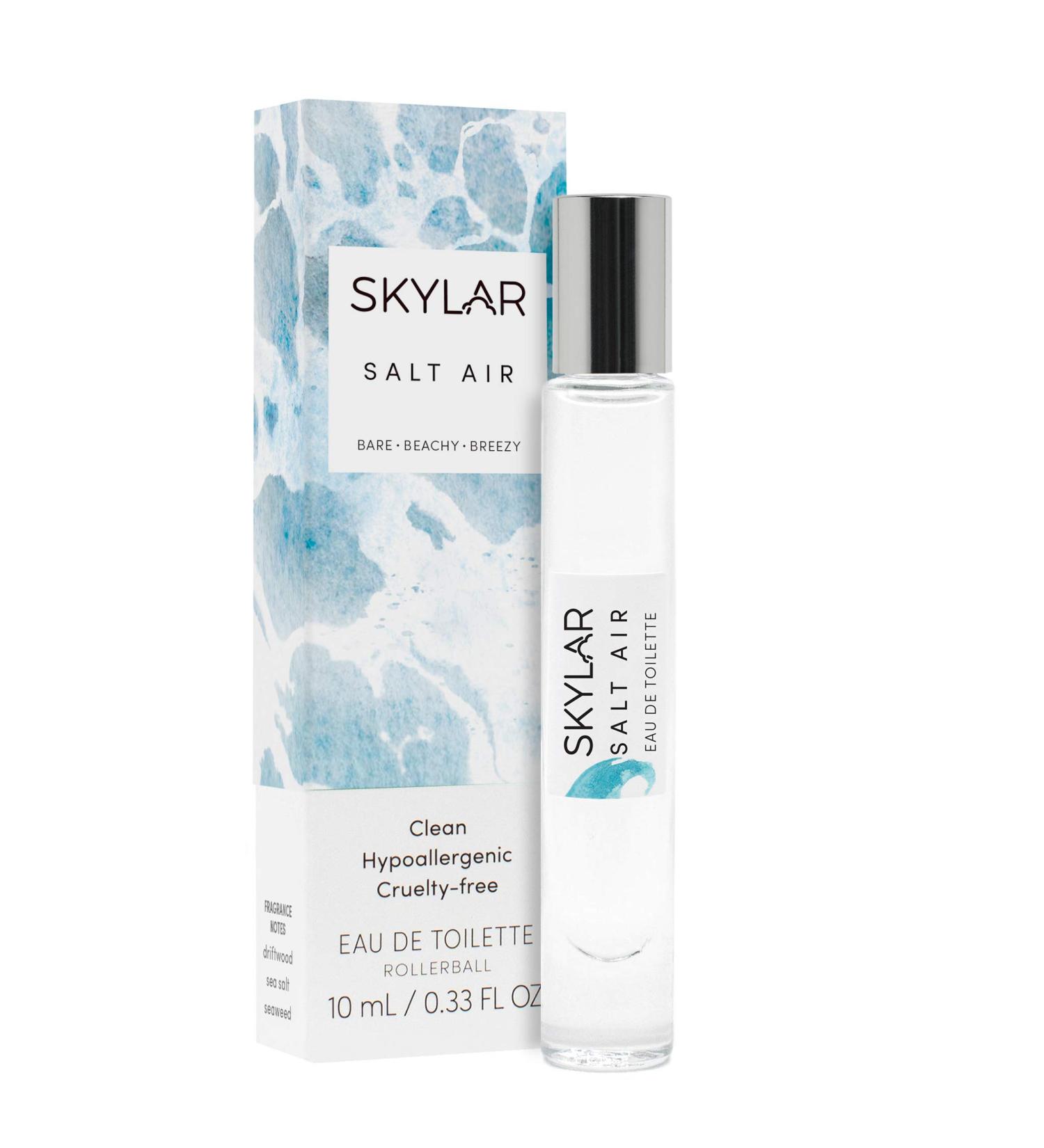 Salt Air Perfume By Skylar - Travel-Sized Rollerball - Paraben-Free Phthalate-Free Vegan and Cruelty-Free Fragrance - Salty and Breezy - With Notes of Sea Salt and Driftwood (10mL / 0.33 fl oz) - Buy Online on GoSupps.com