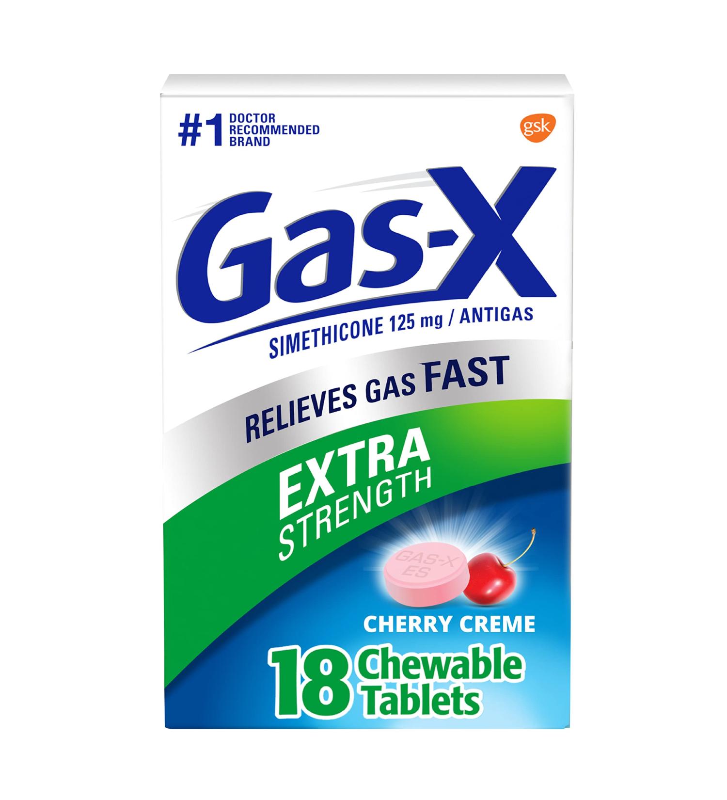 Dulcolax Overnight Relief Laxative Tablets Bisacodyl 5 mg 50 Count & Gas-X Extra Strength Chewable Gas Relief Tablets Simethicone 125 mg Cherry Flavor - 18 Count Bundle - Buy Online on GoSupps.com