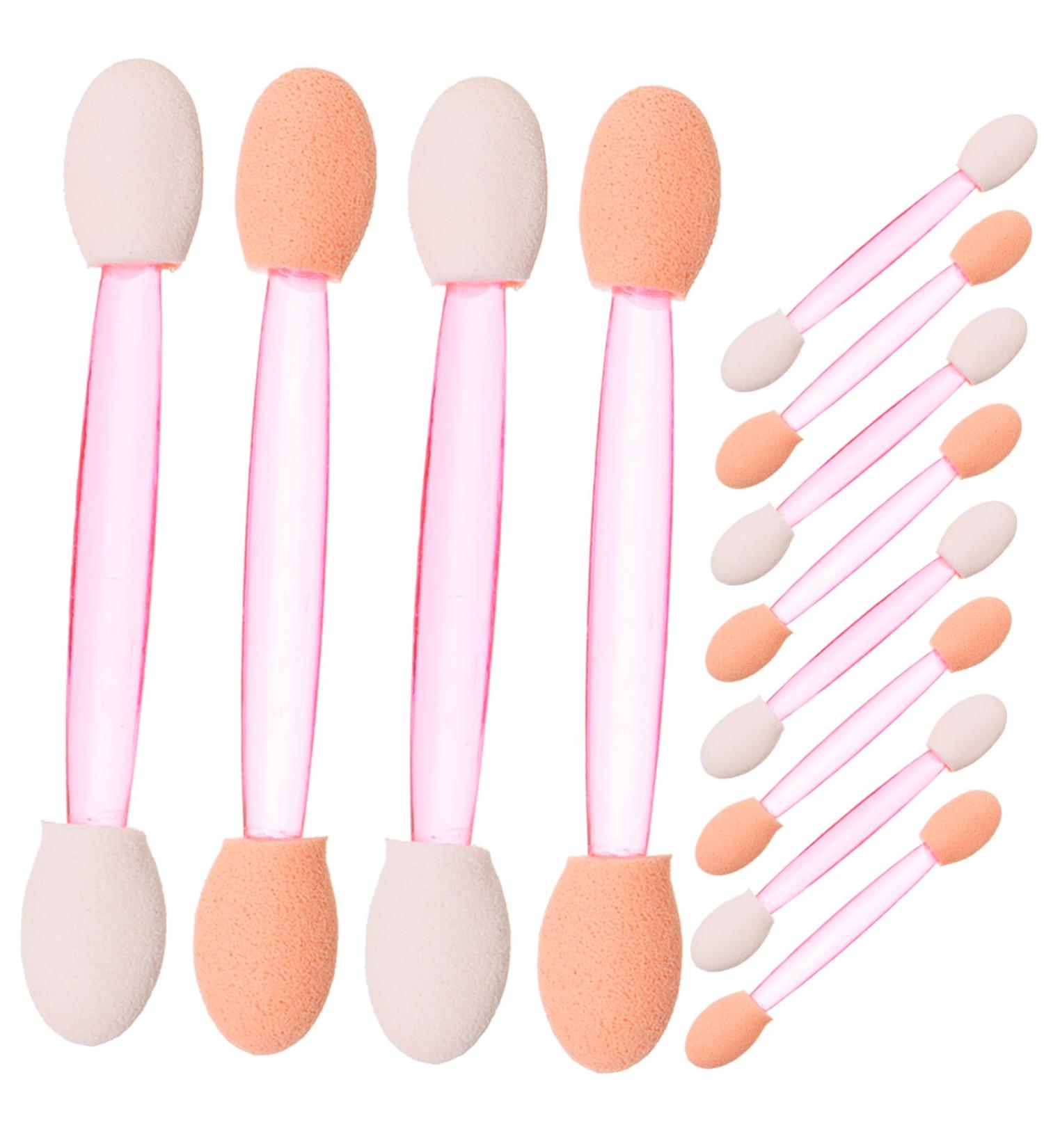 Gogogmee 100pcs Eye Shadow Stick Cosmetic Eyeshadow Brush Mini Makeup Sponge Para Comestic Emulsion Pink 6.20X0.50X0.50CM Pink - Buy Online on GoSupps.com