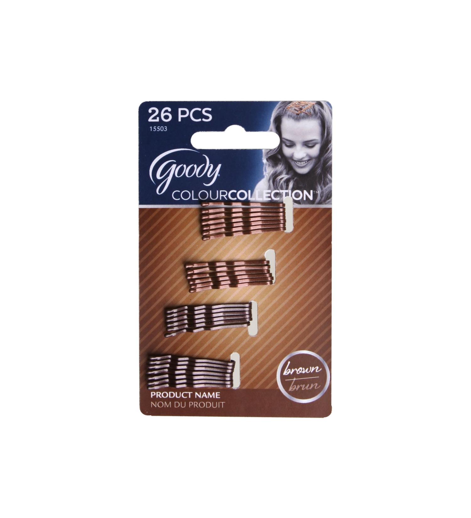 Goody Colour Collection Brunette Mini Bobbies - 26 Pcs