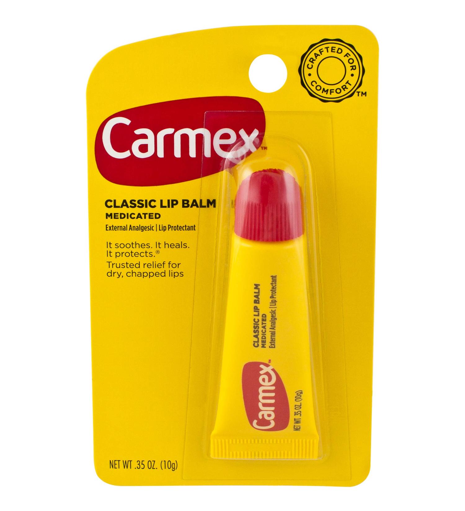 Carmex Original Tube 0.35 Ounces each (Value Pack of 3) Original 0.35 Ounce (Pack of 3) - Buy Online on GoSupps.com