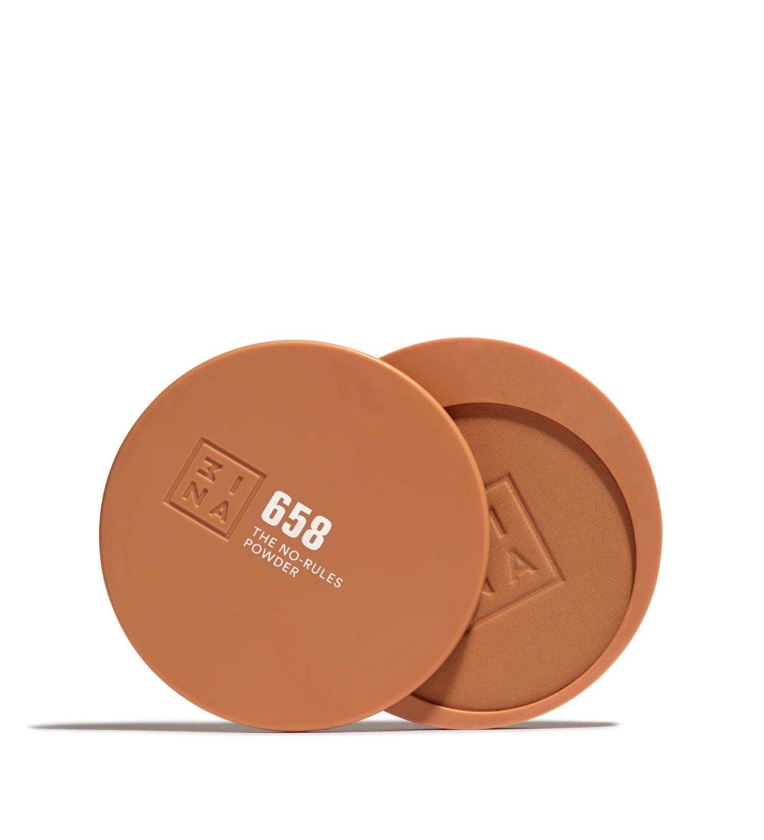  3ina 3INA MAKEUP The No-Rules Powder 658 - Sand - Compact Powder 3 in 1 Sand for Eyes Lips and Face - Powder with Hyaluronic Acid and Ceramide - Lightweight Formula - Vegan - Cruelty Free - Buy Online on GoSupps.com