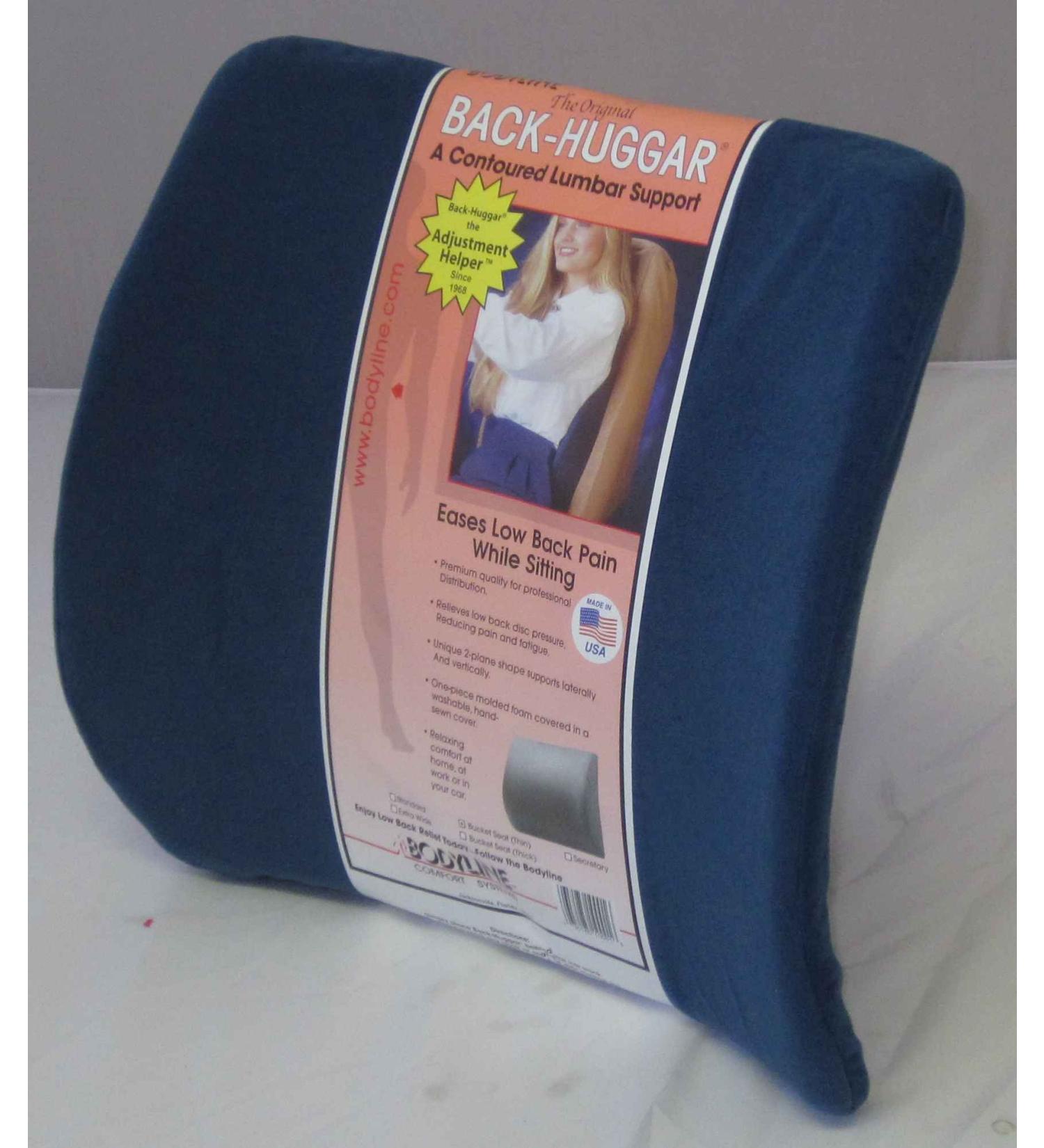 Back-Huggar The Original Lumbar Cushion (Bucket Style) - Blue