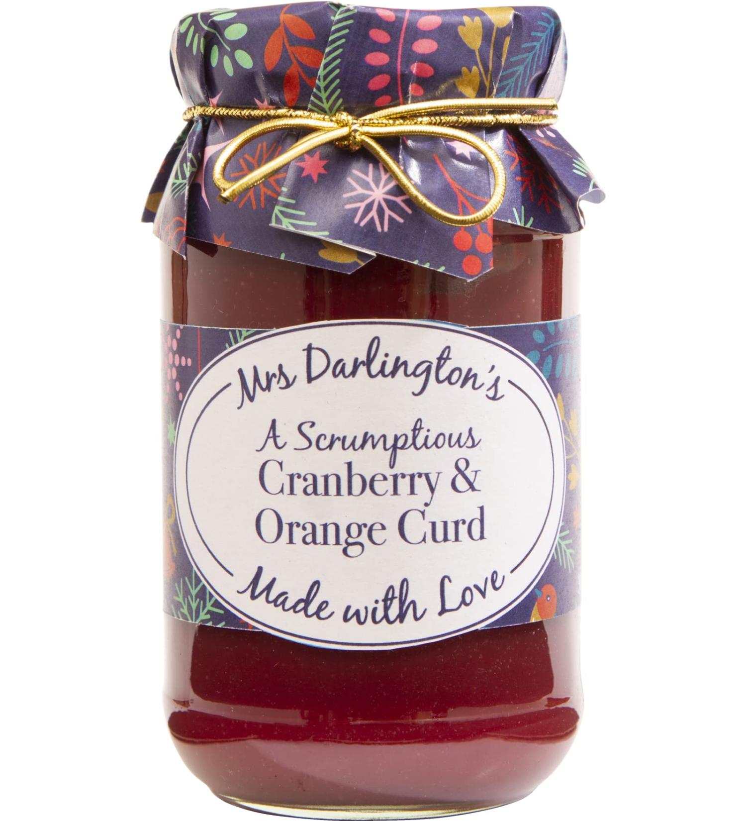 Mrs Darlington's Cranberry and Orange Curd 320g (Pack of 6)