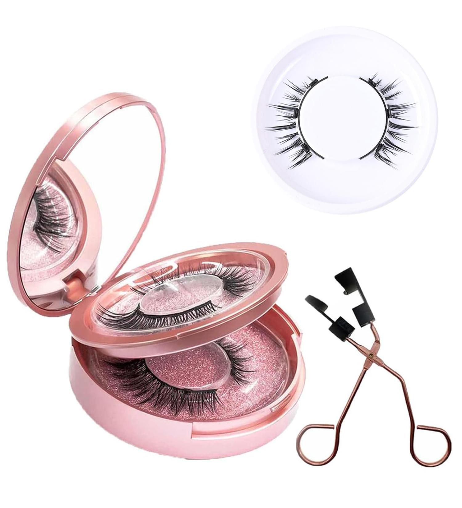 Bellaire Magnetic Lashes Magnetic Eyelashes Reusable Dual Magnetic Lashes without Eyeliner Natural Look Magnetic Eyelashes with Applicator (XEM) - Buy Online on GoSupps.com