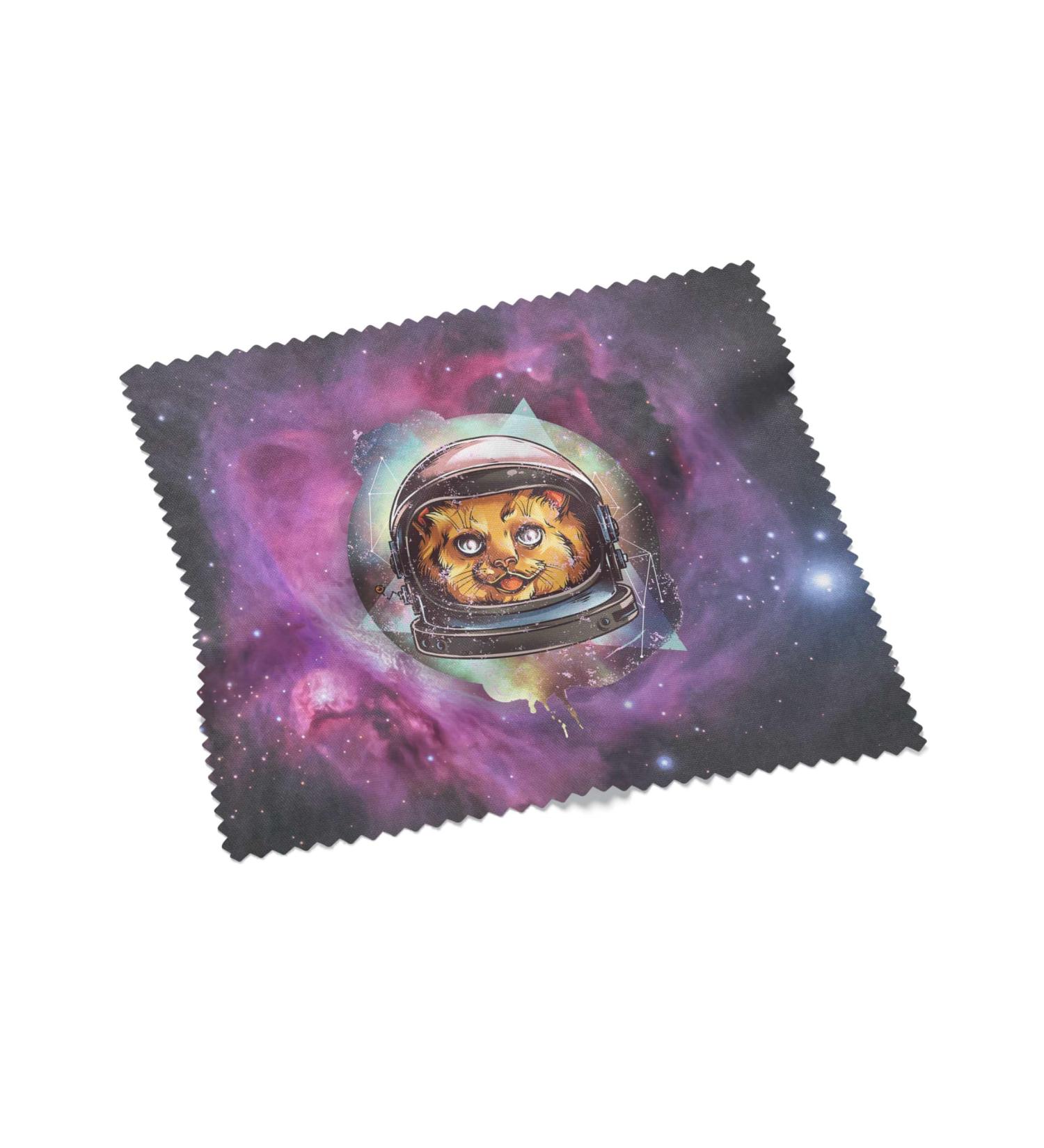 Urban Backwoods Space Cat I Microfiber Cloth Glasses Cleaning Cloth