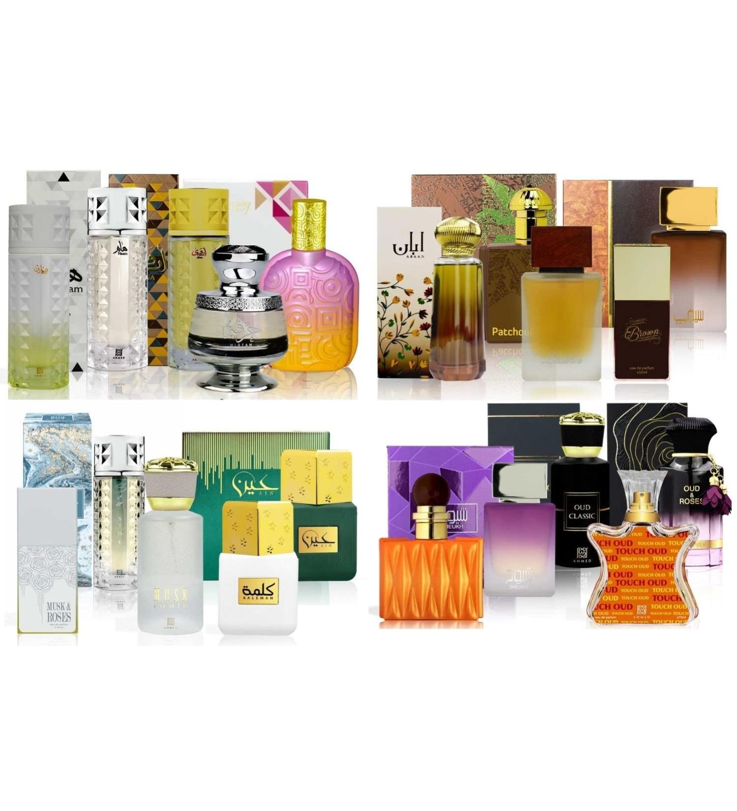 Ahmad Al Maghribi Perfume Samples (Mens Cologne Sampler Sets) Stuff for men - Muestras de perfumes rabes para hombres. Men Arabian Cologne Full Set (Masculine) - Buy Online on GoSupps.com