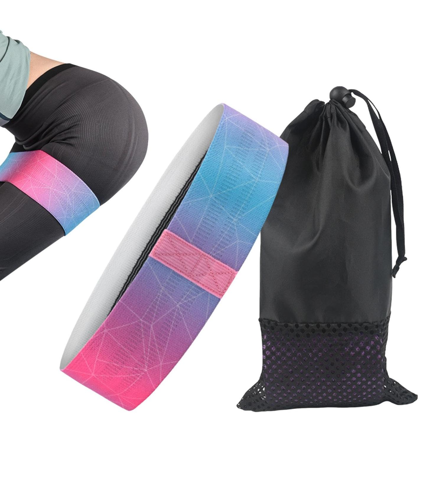 Shakven Booty Bands for Working Out Yoga Bands for Stretching | Yoga Bands Elastic Booty Bands with Storage Bag for Women and Men Booty Leg Pilates Band - Buy Online on GoSupps.com